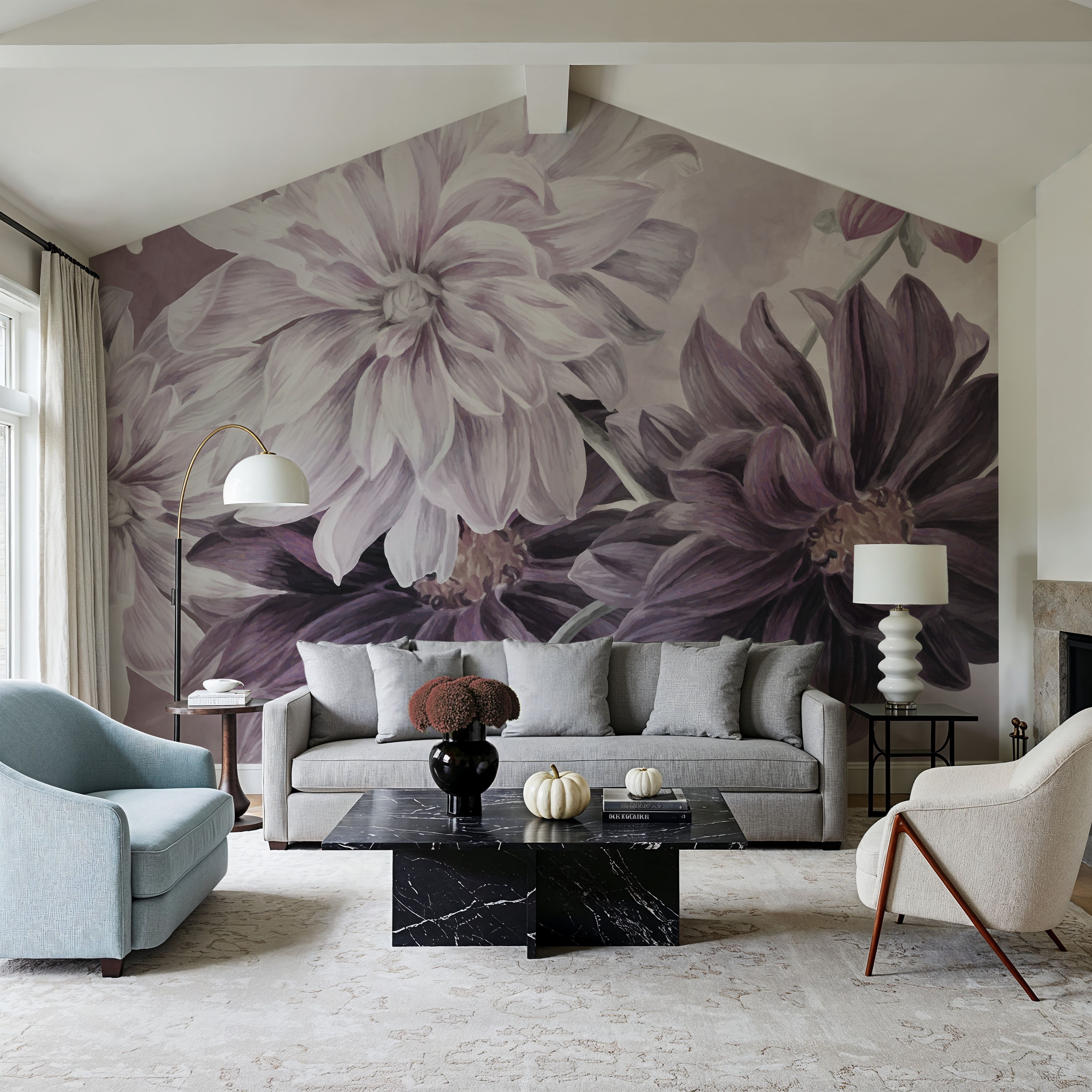 Focus on the Dahlia Red