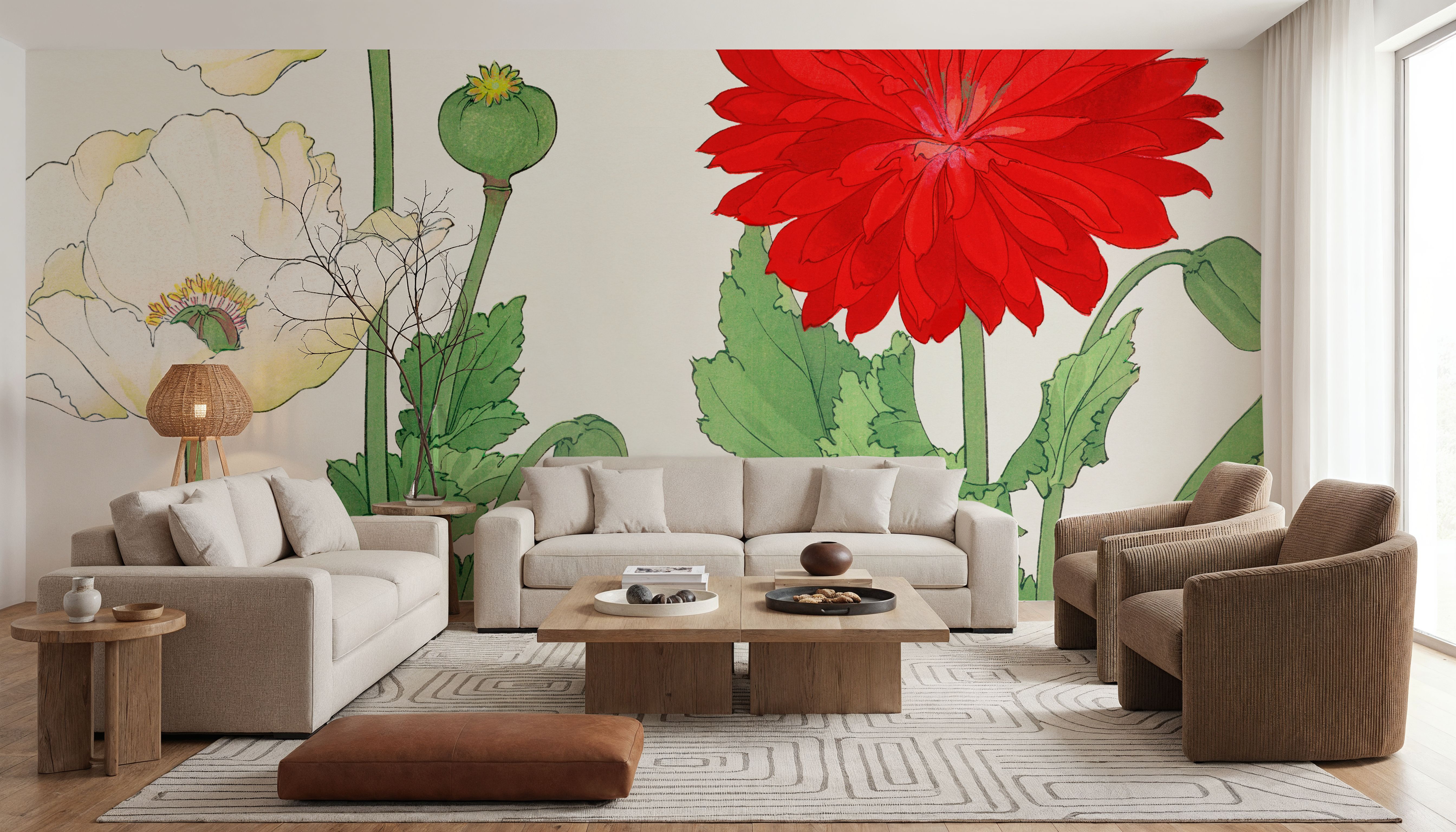 Tanigami White Poppies