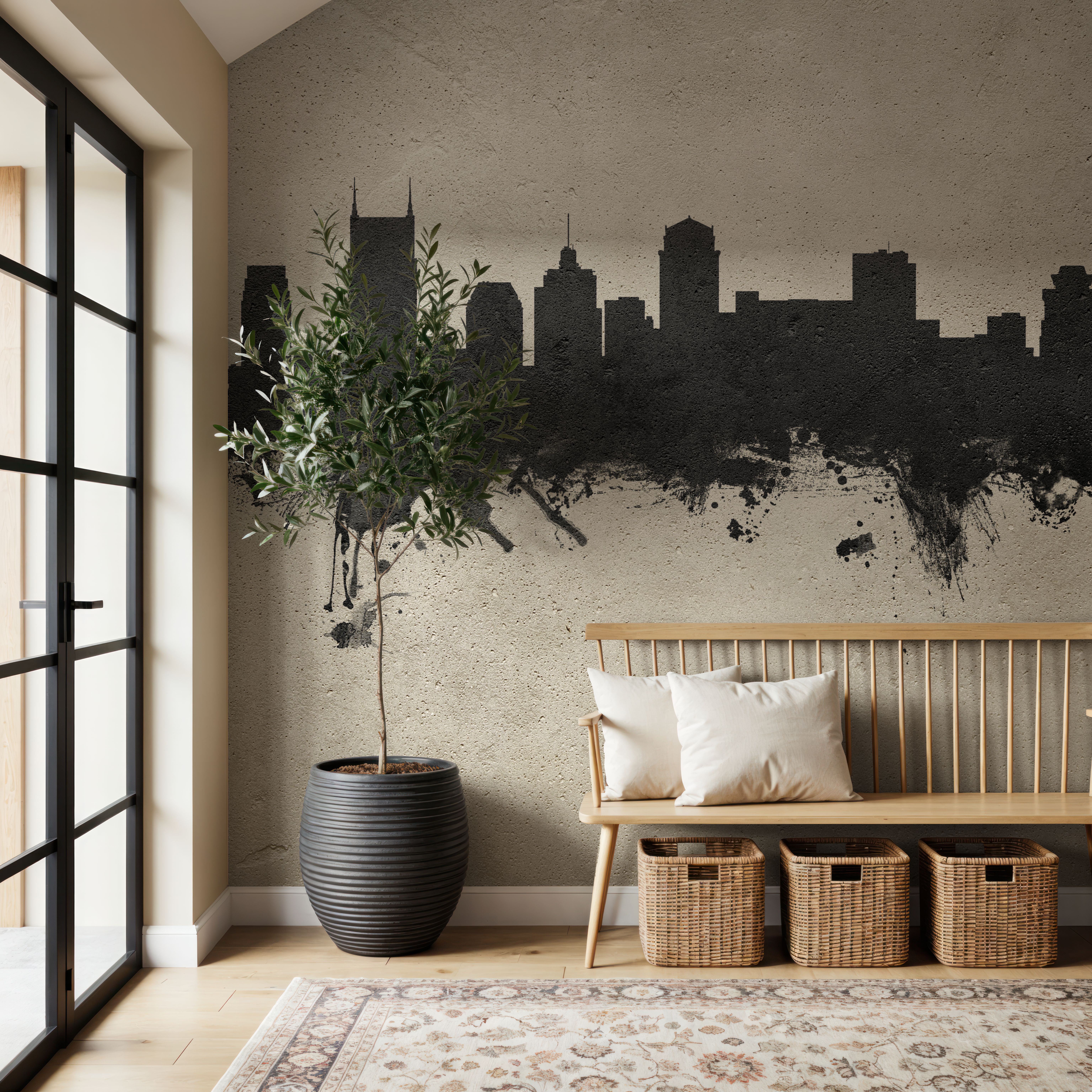 Nashville Tennessee Skyline Concrete