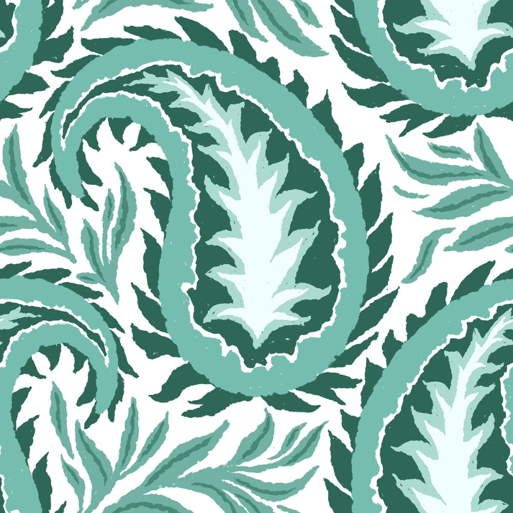 Botanical Paisley, Turqouise