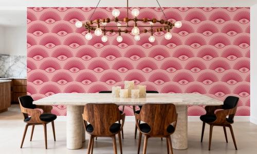 Art Deco Eye, Pink