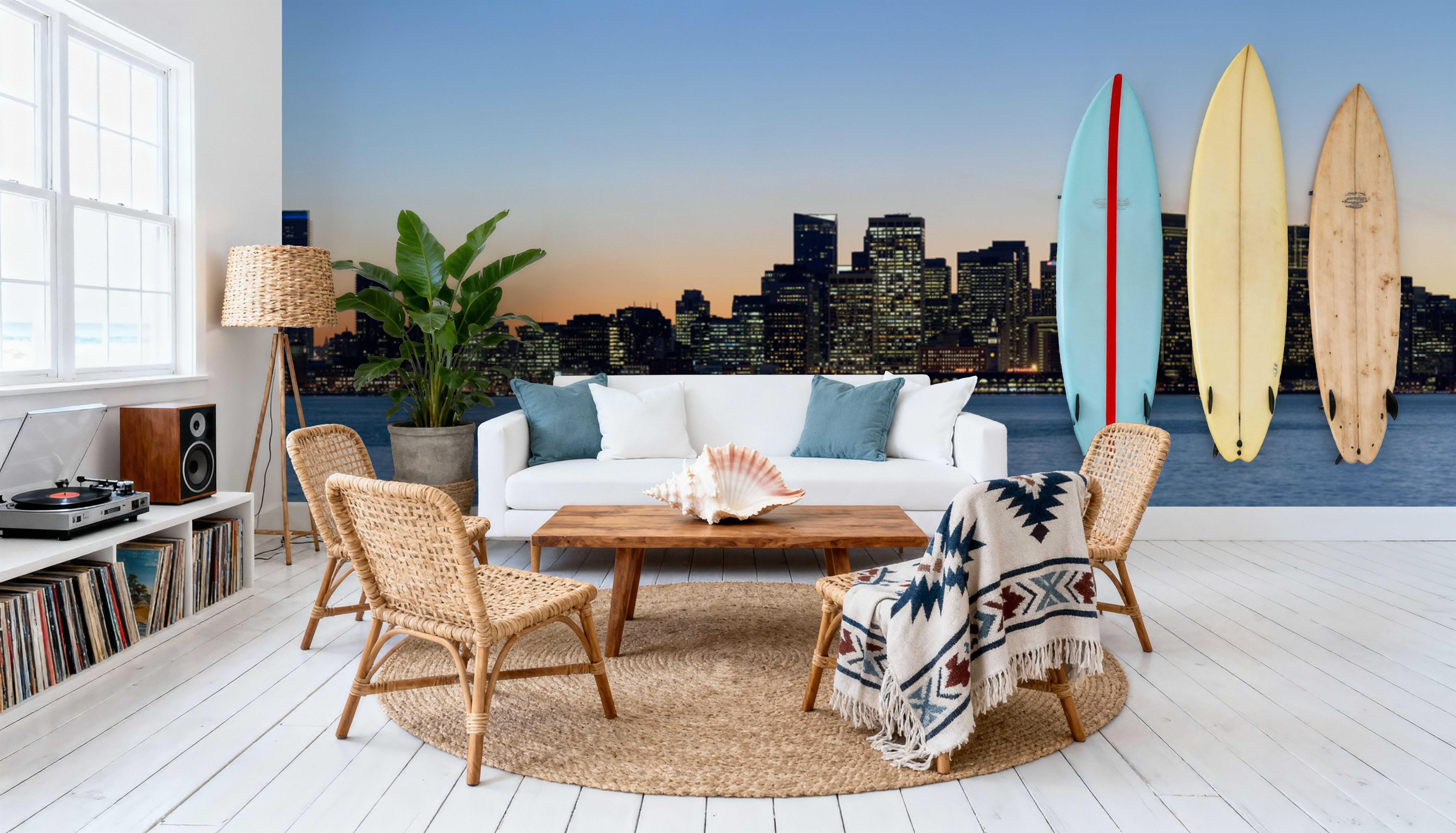 Twilight Harbor Bridge