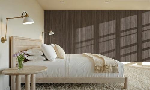 Faux Grasscloth Vertical, Taupe
