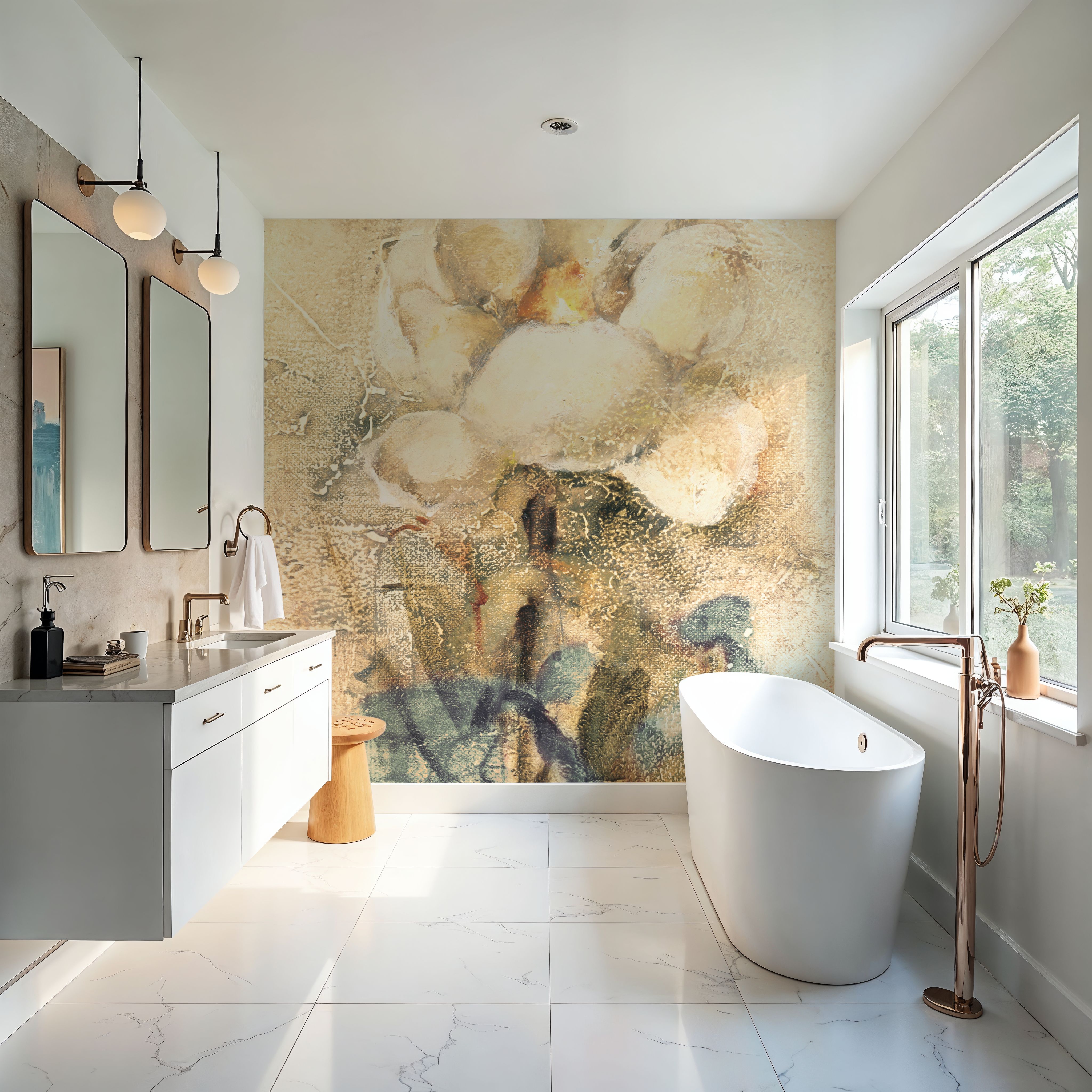 Magnolia with Ribbon Bright Crop