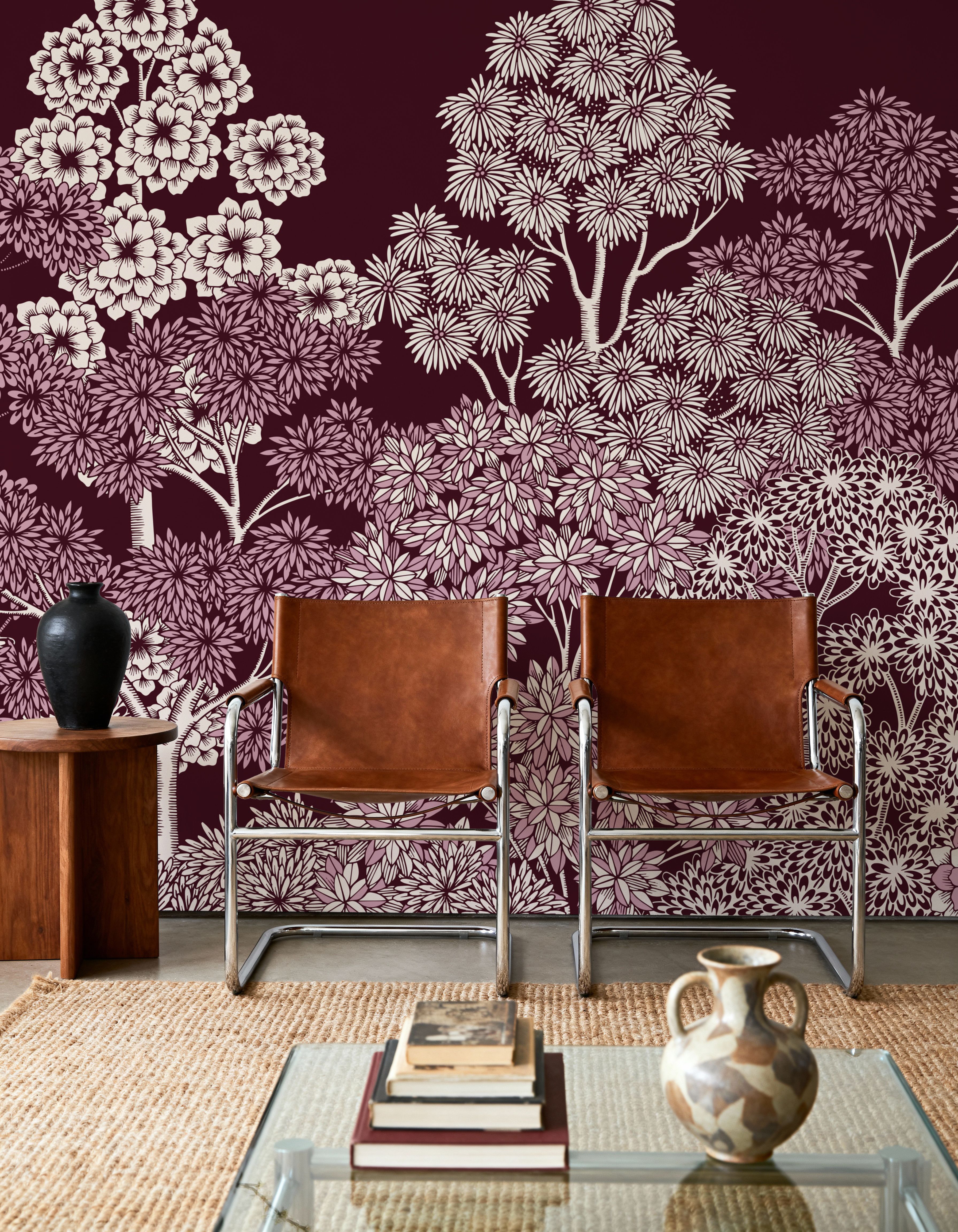 Overleaf Woodland, Burgundy