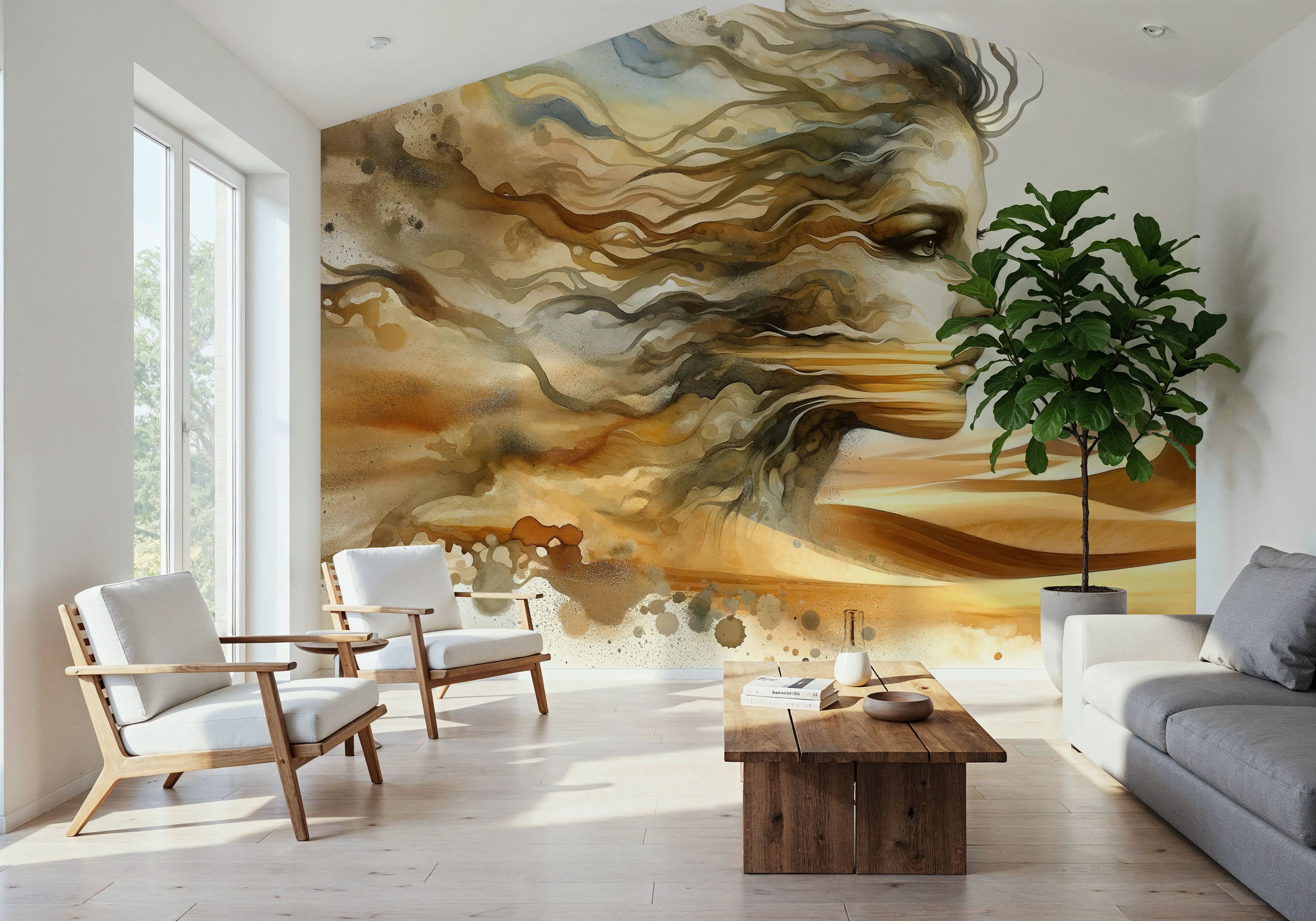 Whispers of Desert Wind, Wallpaper