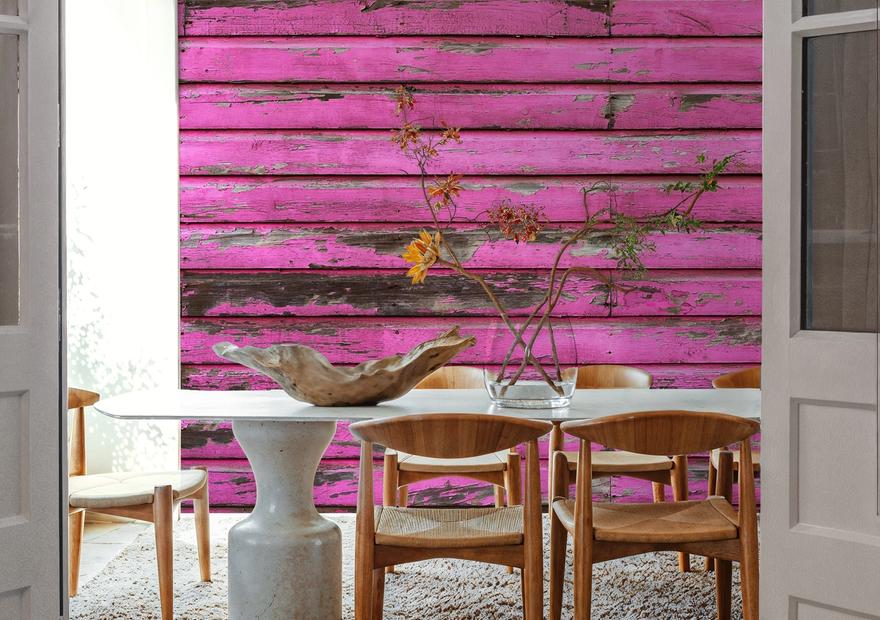 Rustic Pink Panels
