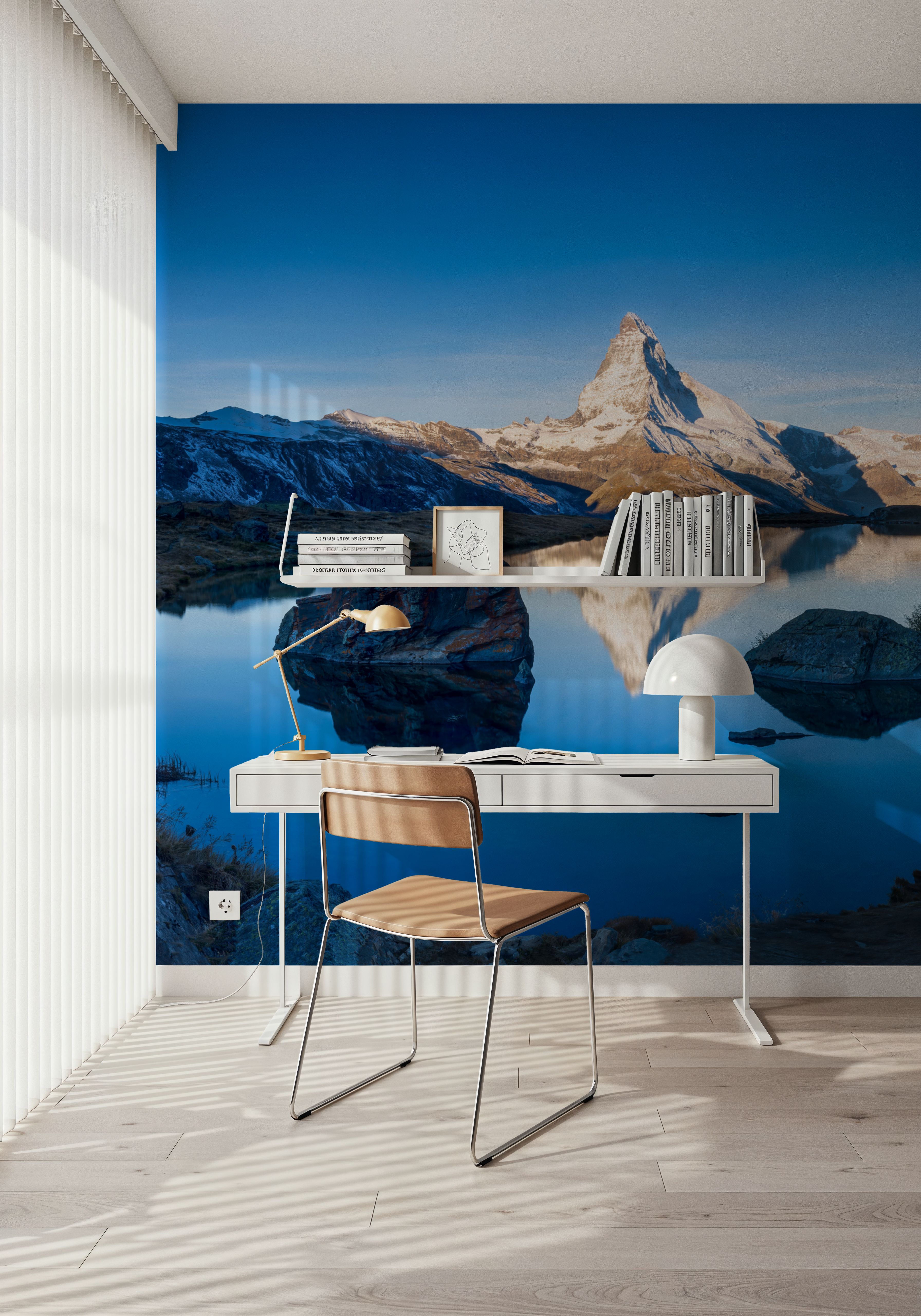 Matterhorn Reflections Blue