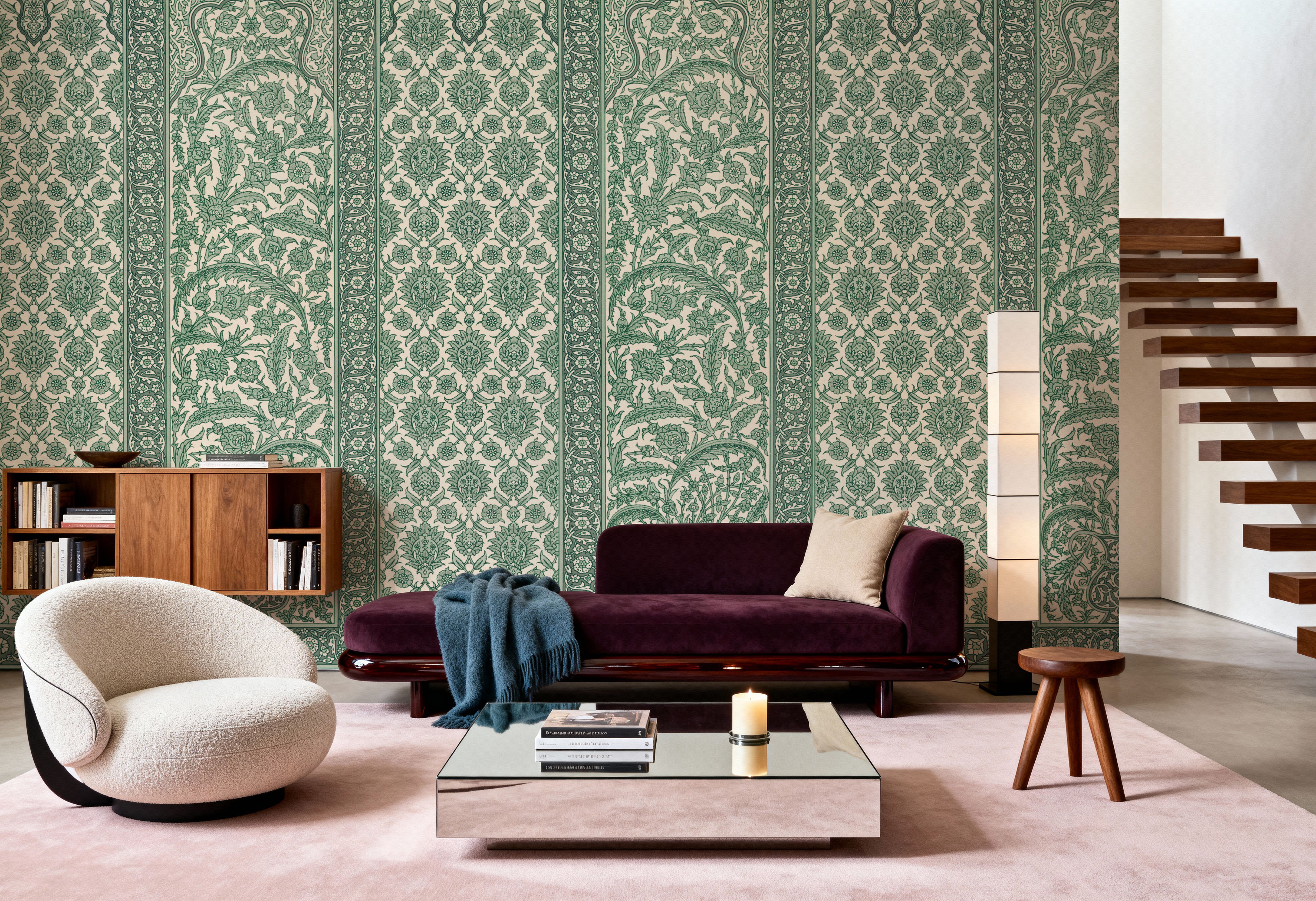 Riad Ornaments, Forest Green