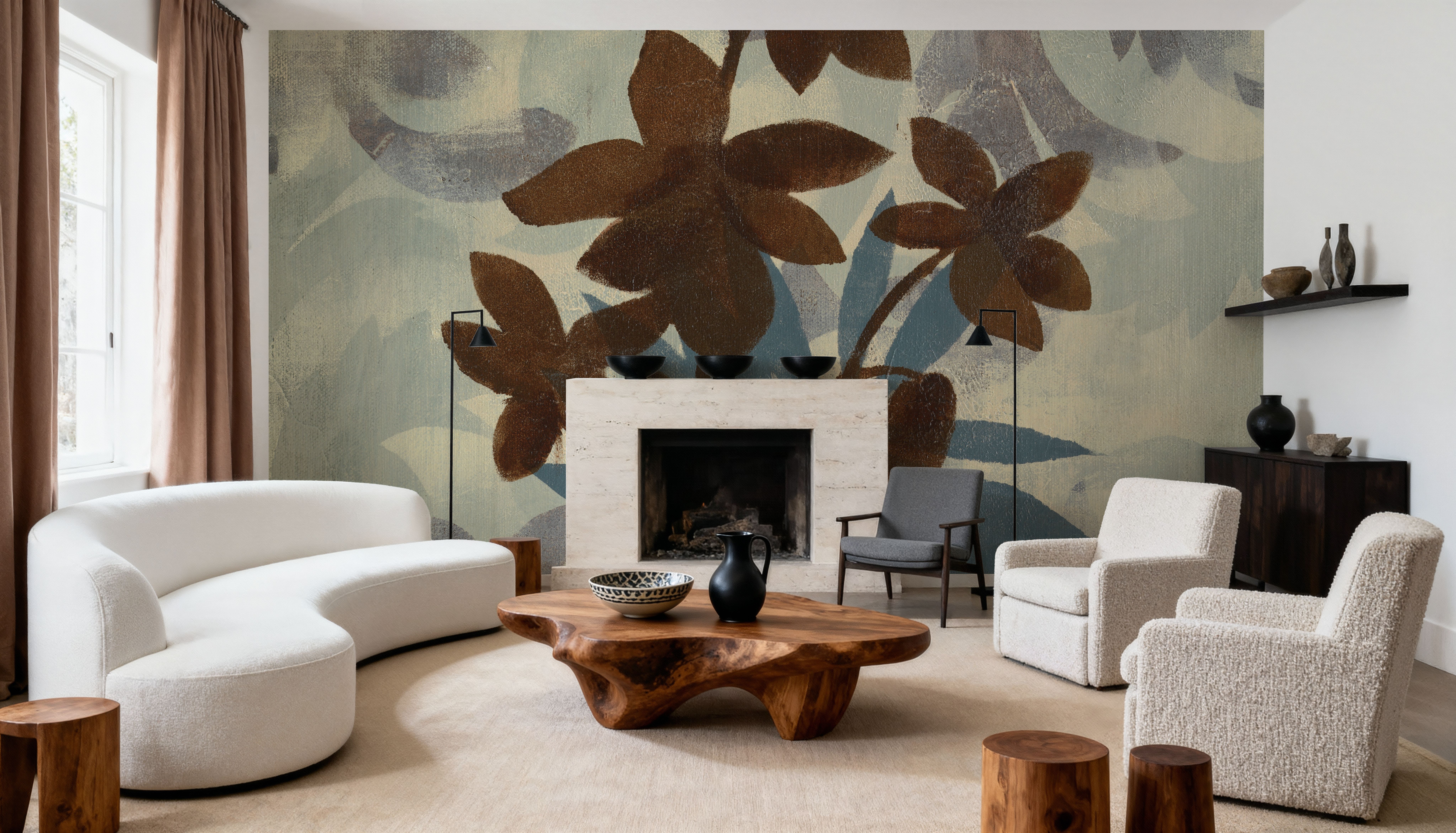 Caressing Ocean Wind II, Carte da parati