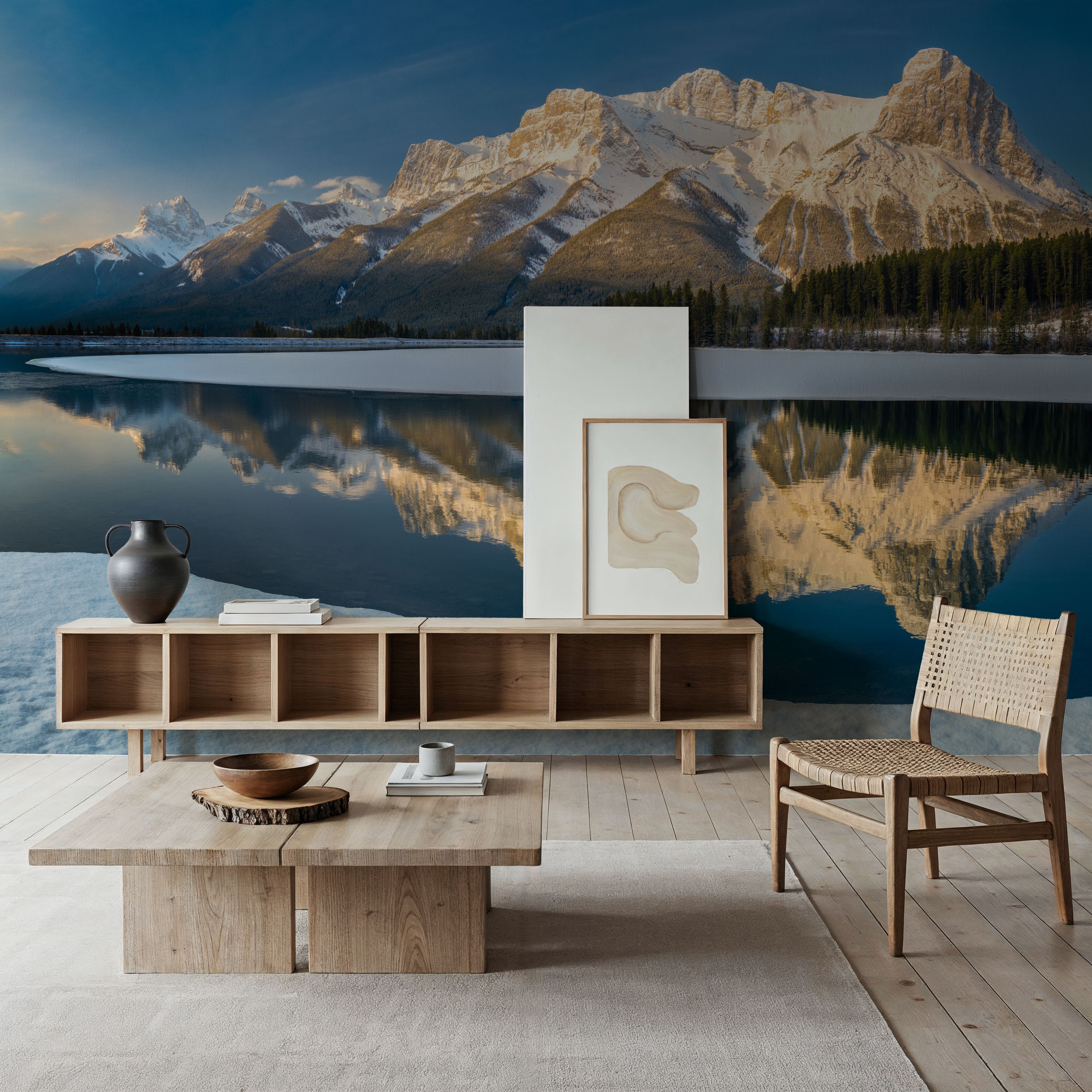 Three Sisters Mountain Winter