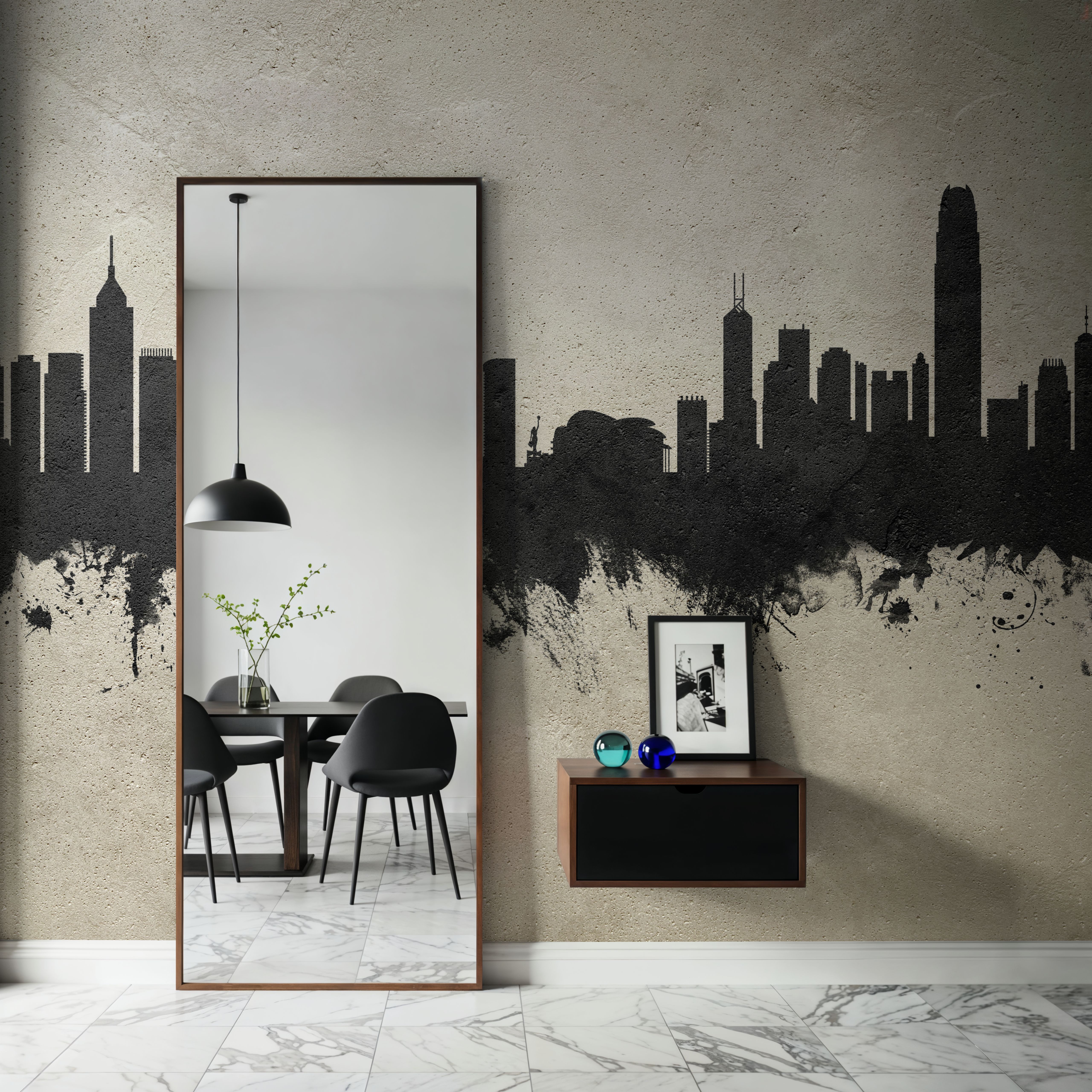 Hong Kong Skyline Concrete