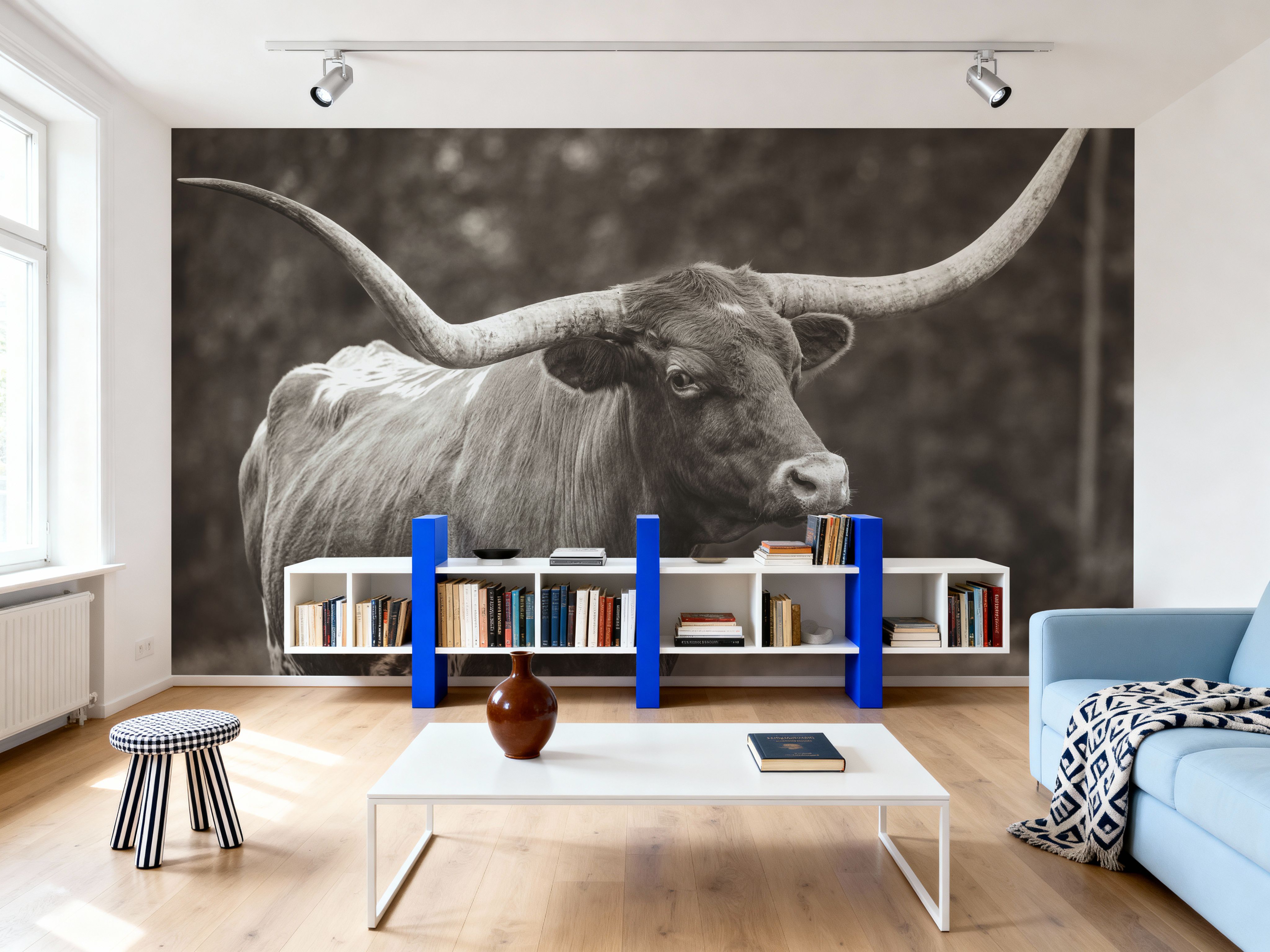 Longhorn Side Eye Sepia