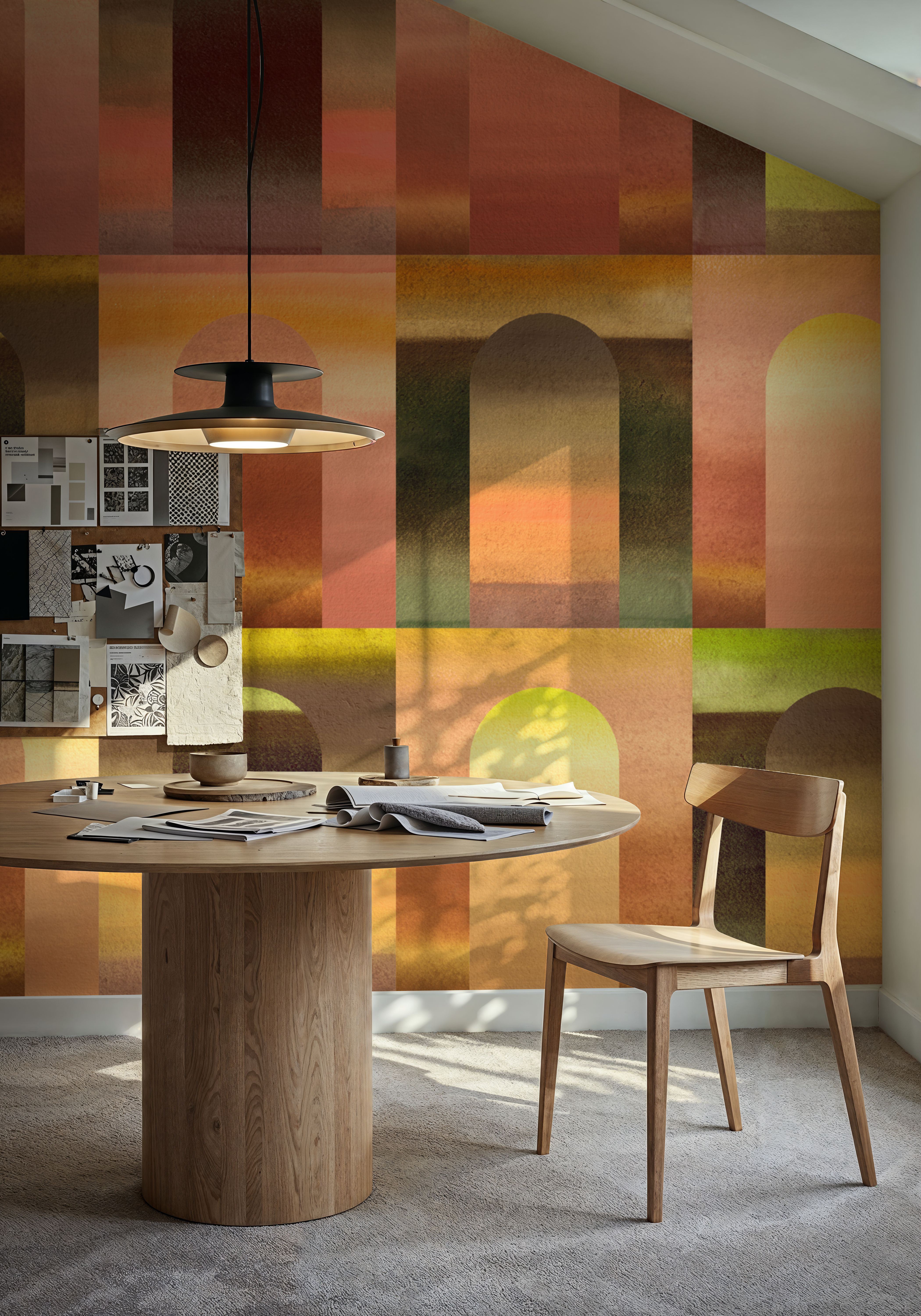 Arched Wall,  Yellow