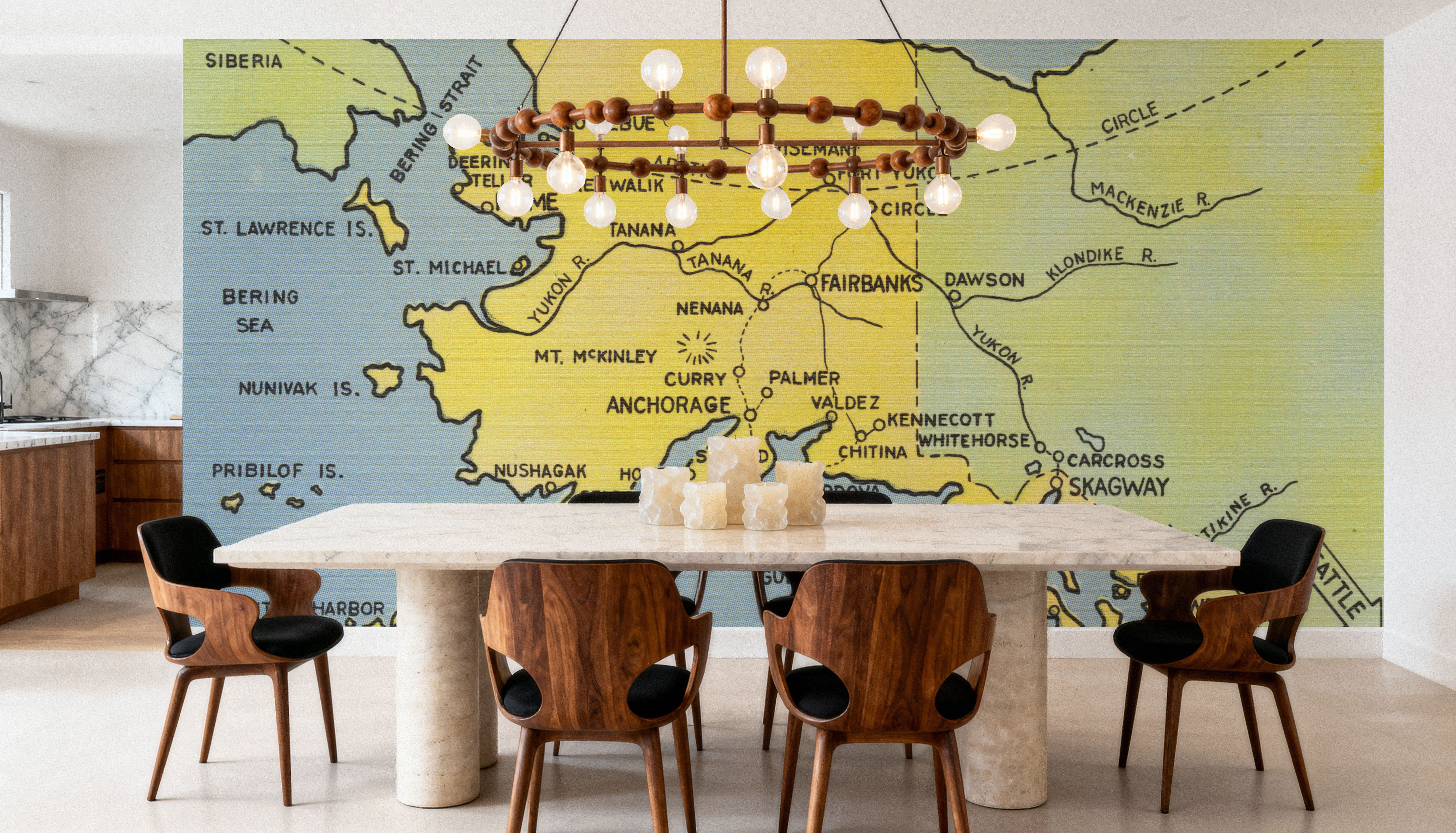 Greetings from Alaska - Screenprint Postcard