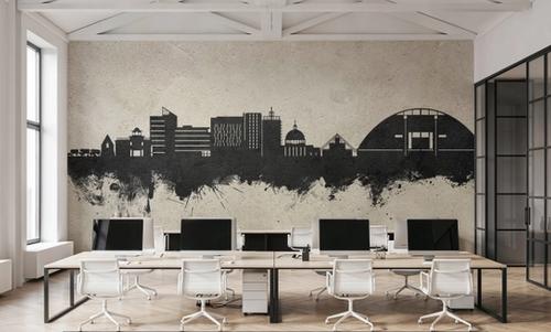 Milton Keynes England Skyline Concrete