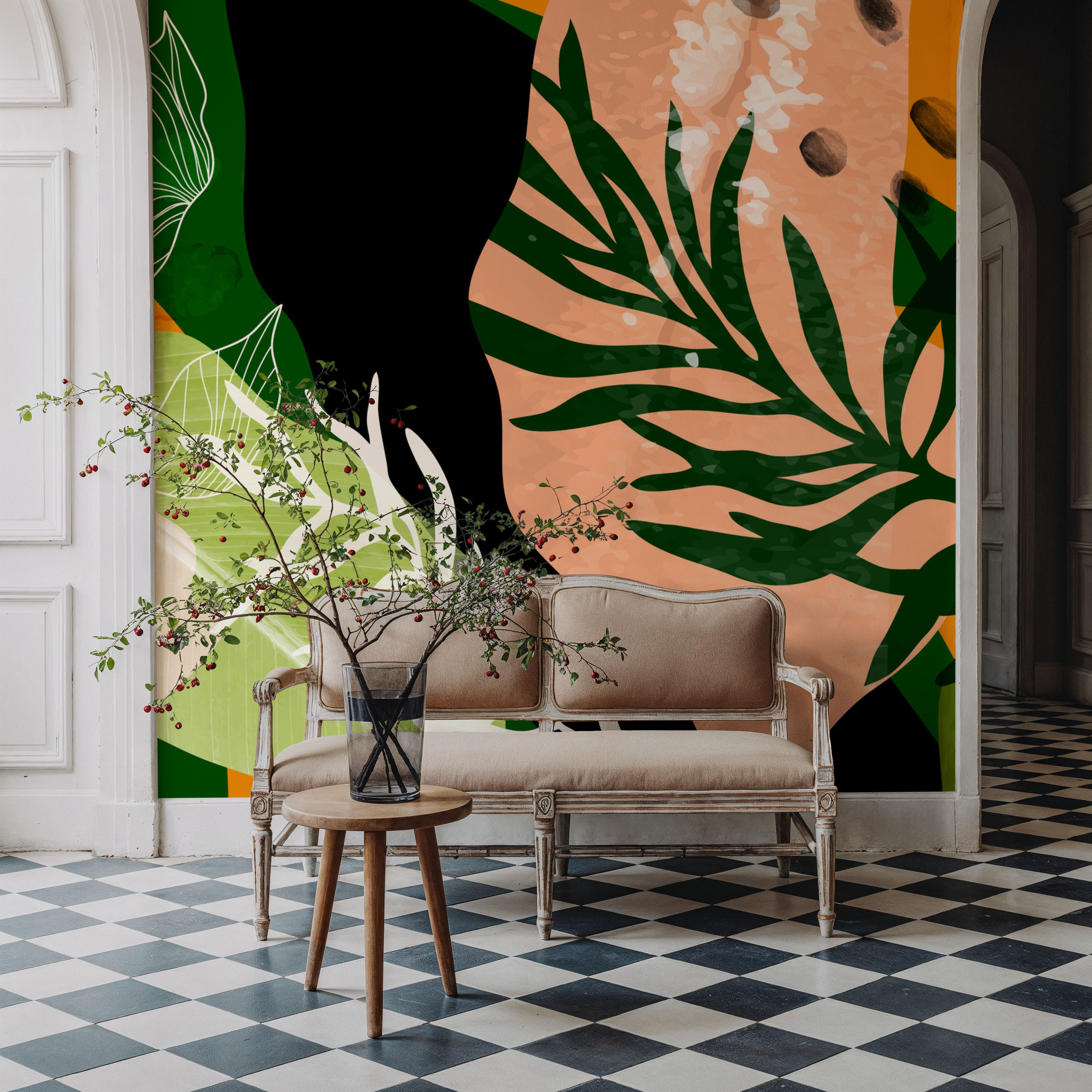 Graphic Leaves & Bold Colors