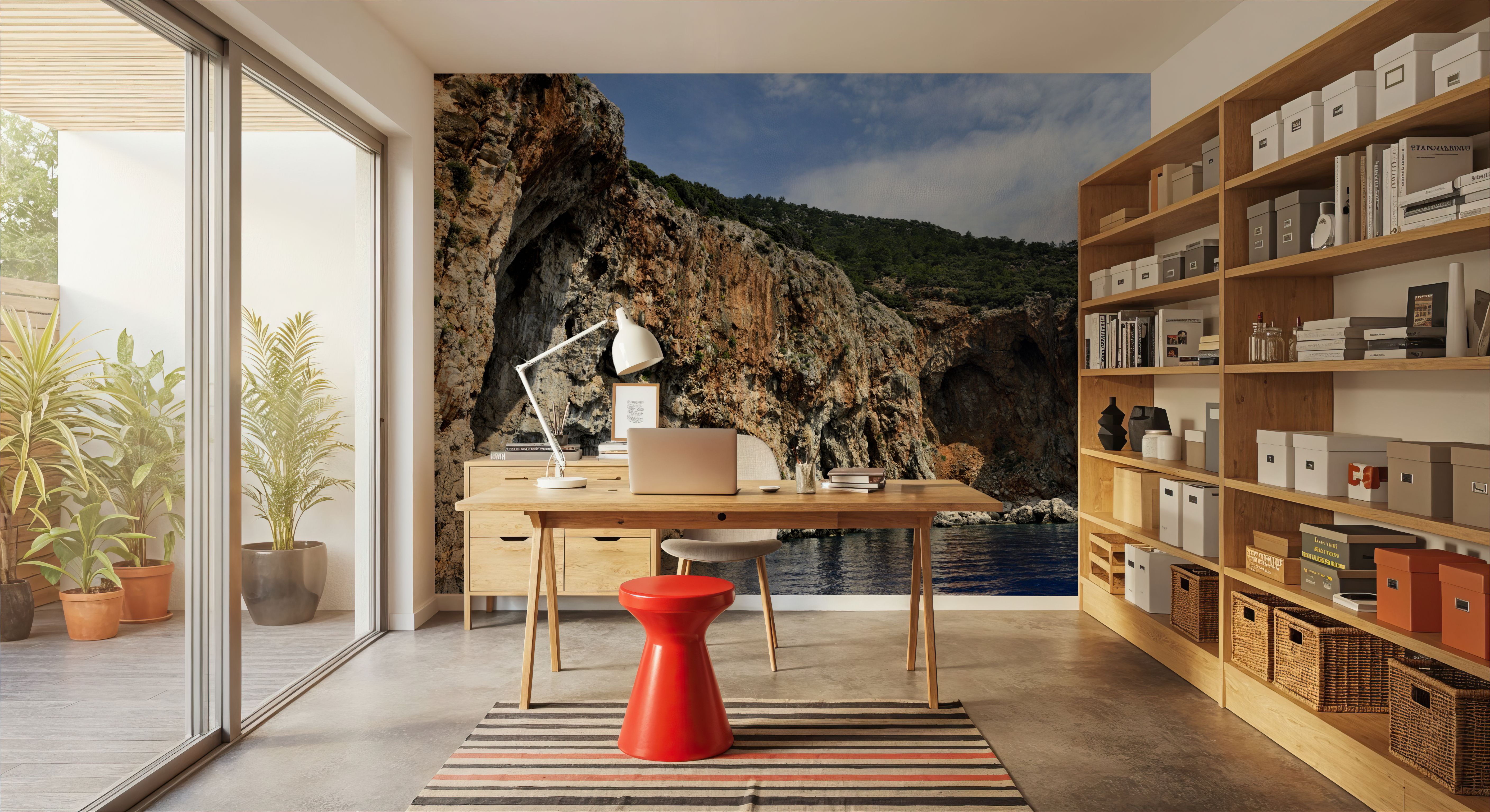 Coastal Cliff Majesty, Wallpaper