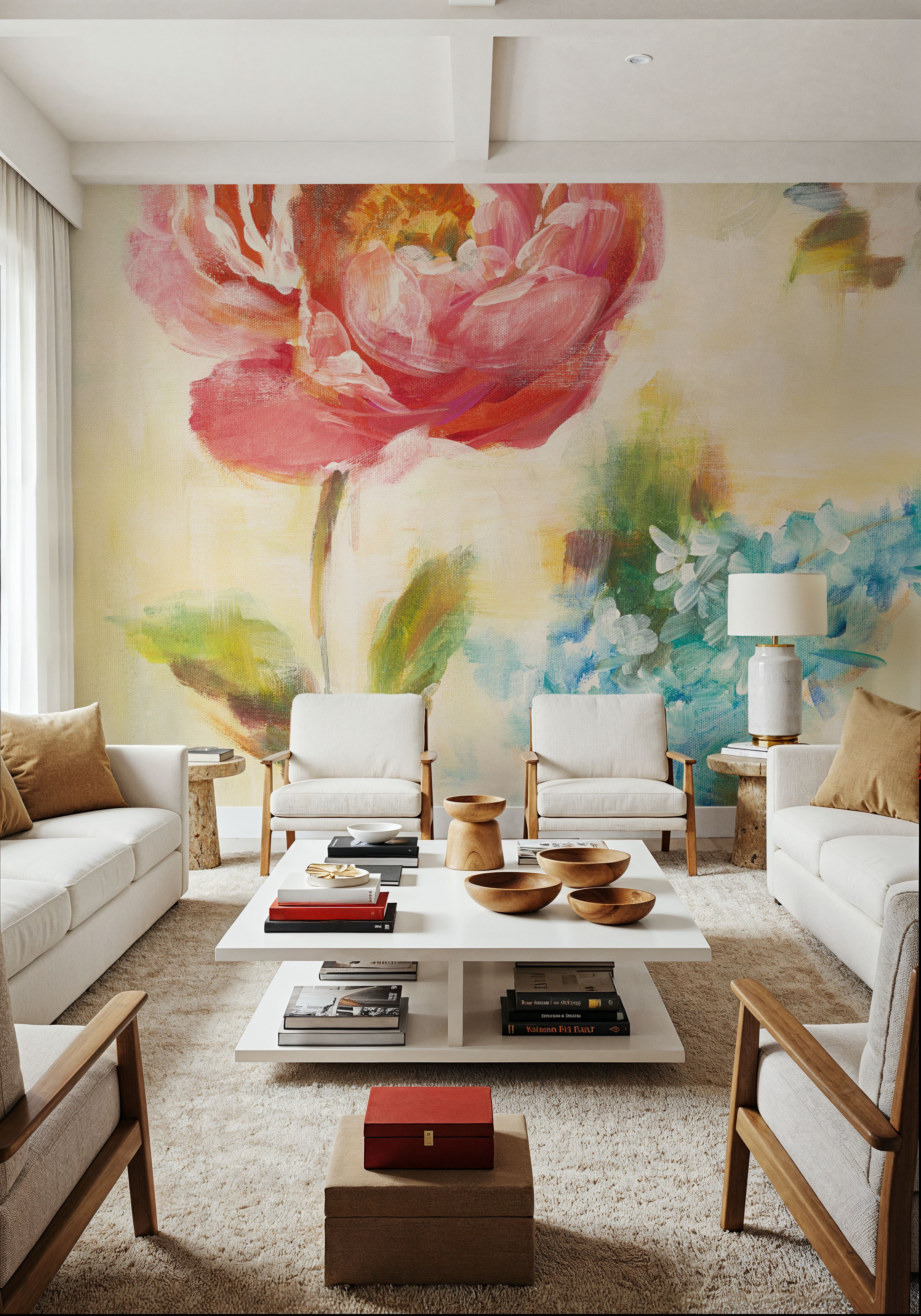 Contemporary Flower I