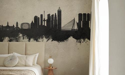 Rotterdam The Netherands Skyline Concrete