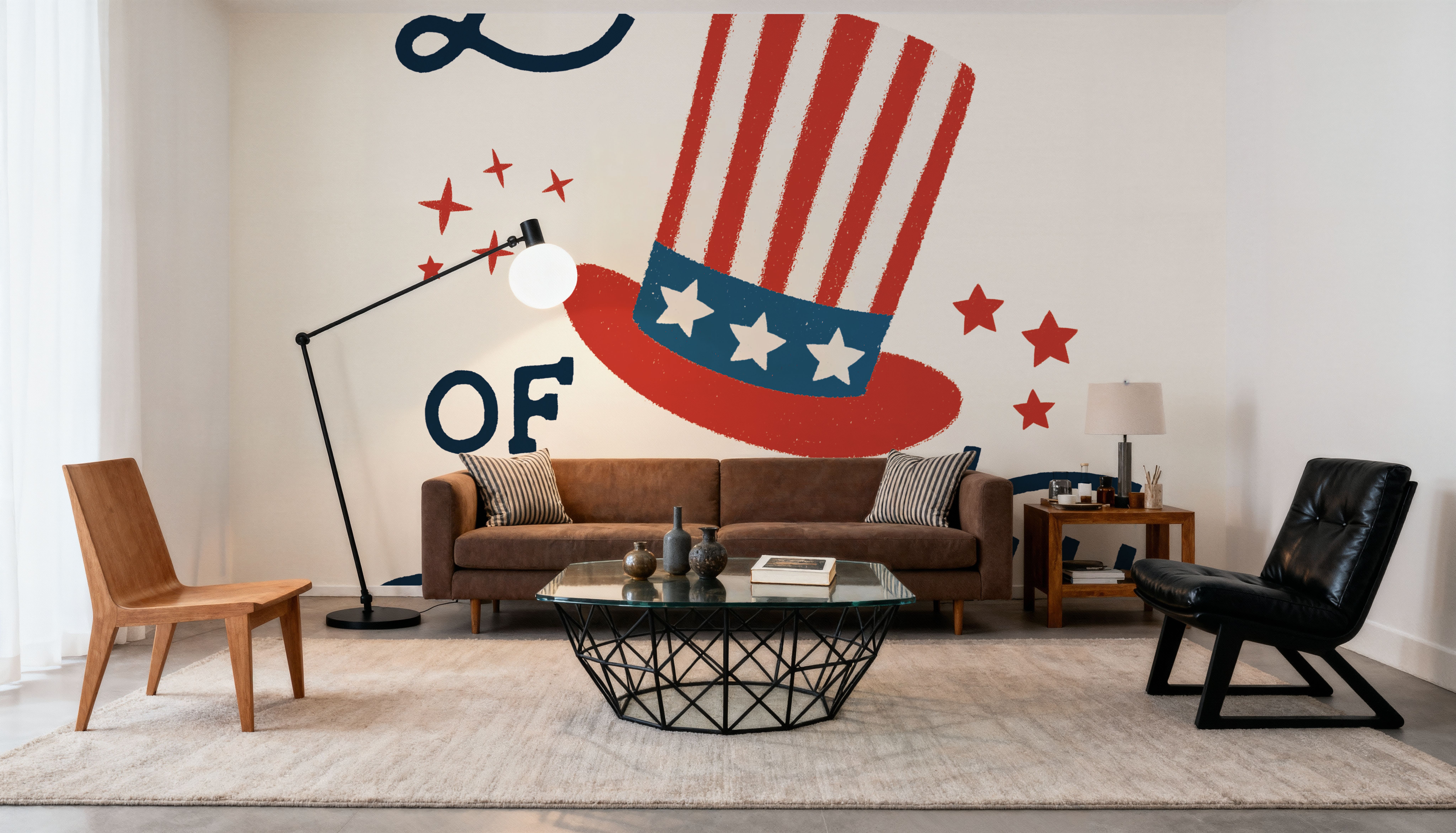 Stars and Stripes III Liberty, Papier peint