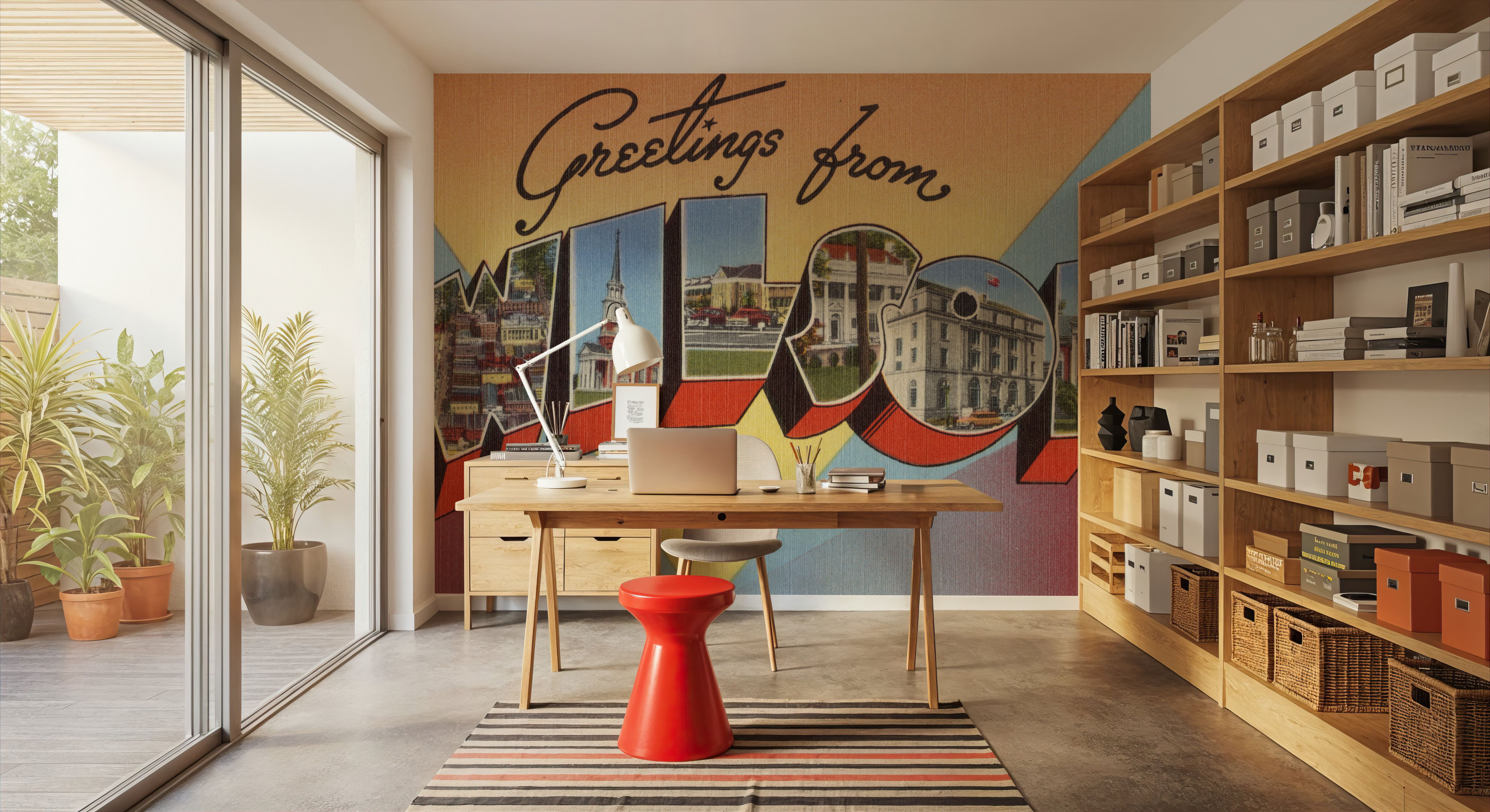 Greetings from Wilson - Screenprint Postcard