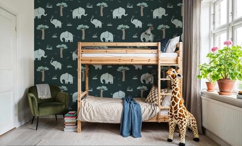 Elephant Greetings Illustration