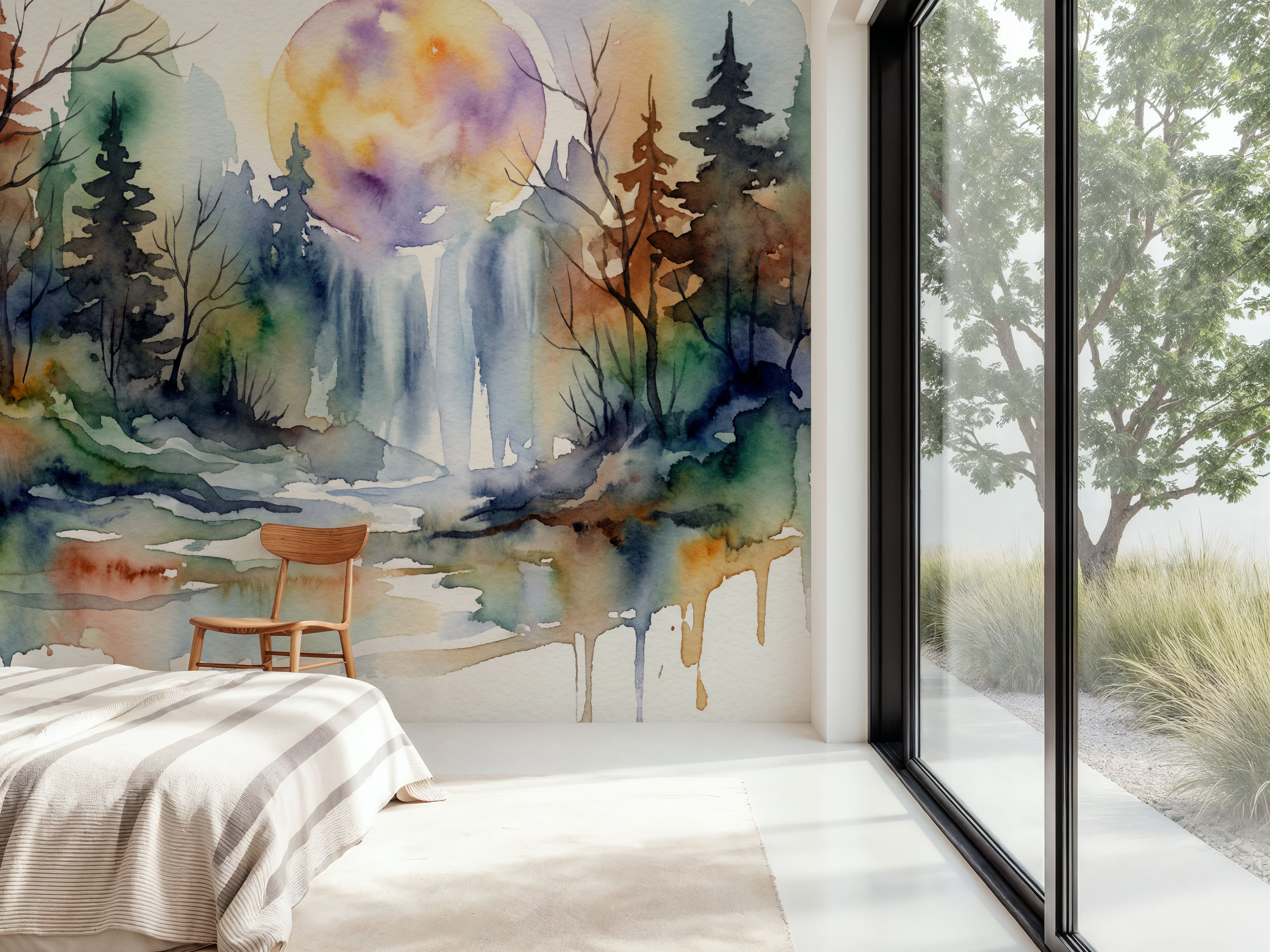 Forest Grove II - Watercolor Landscape Series