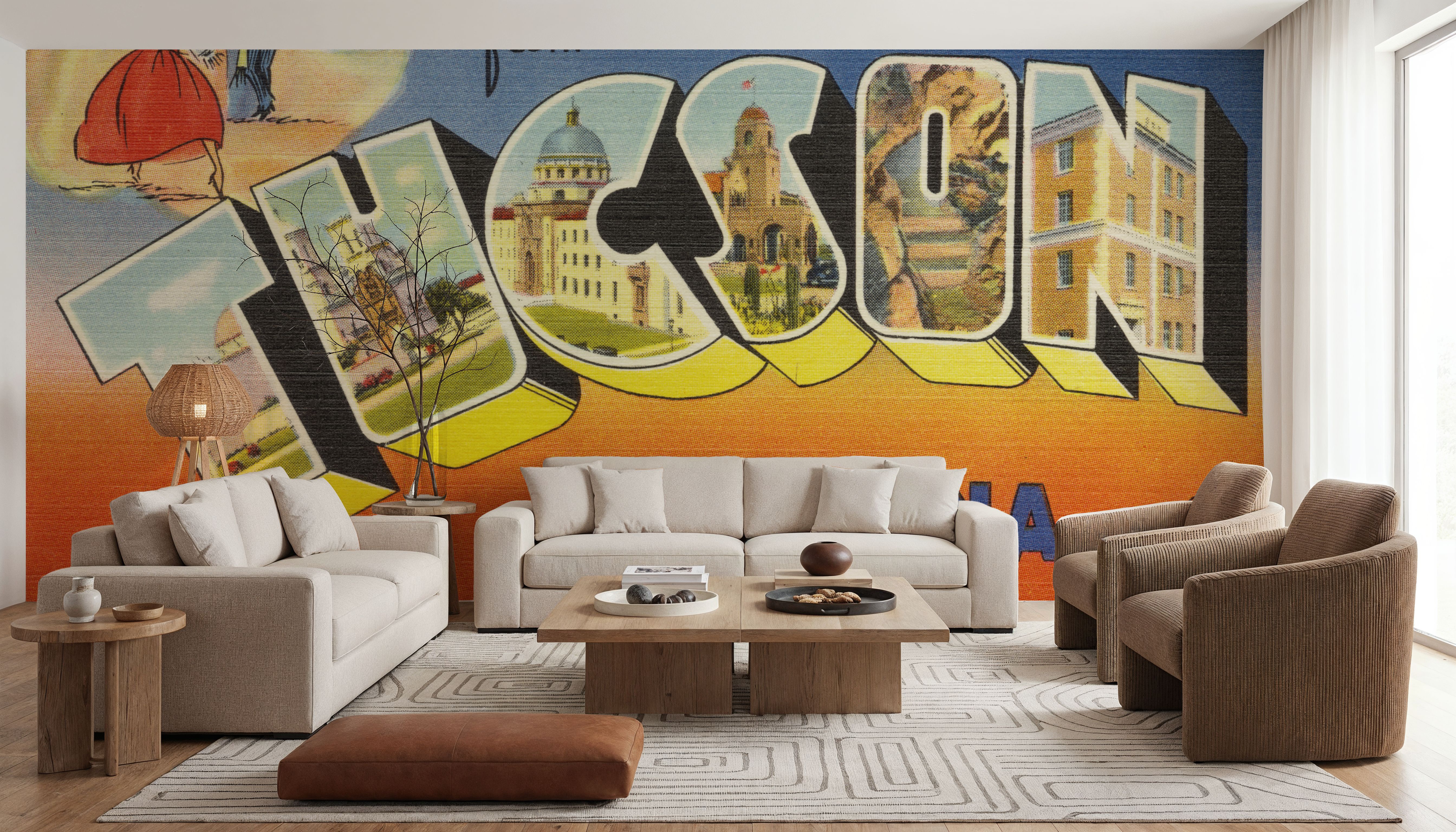 Greetings from Tucson - Screenprint Postcard