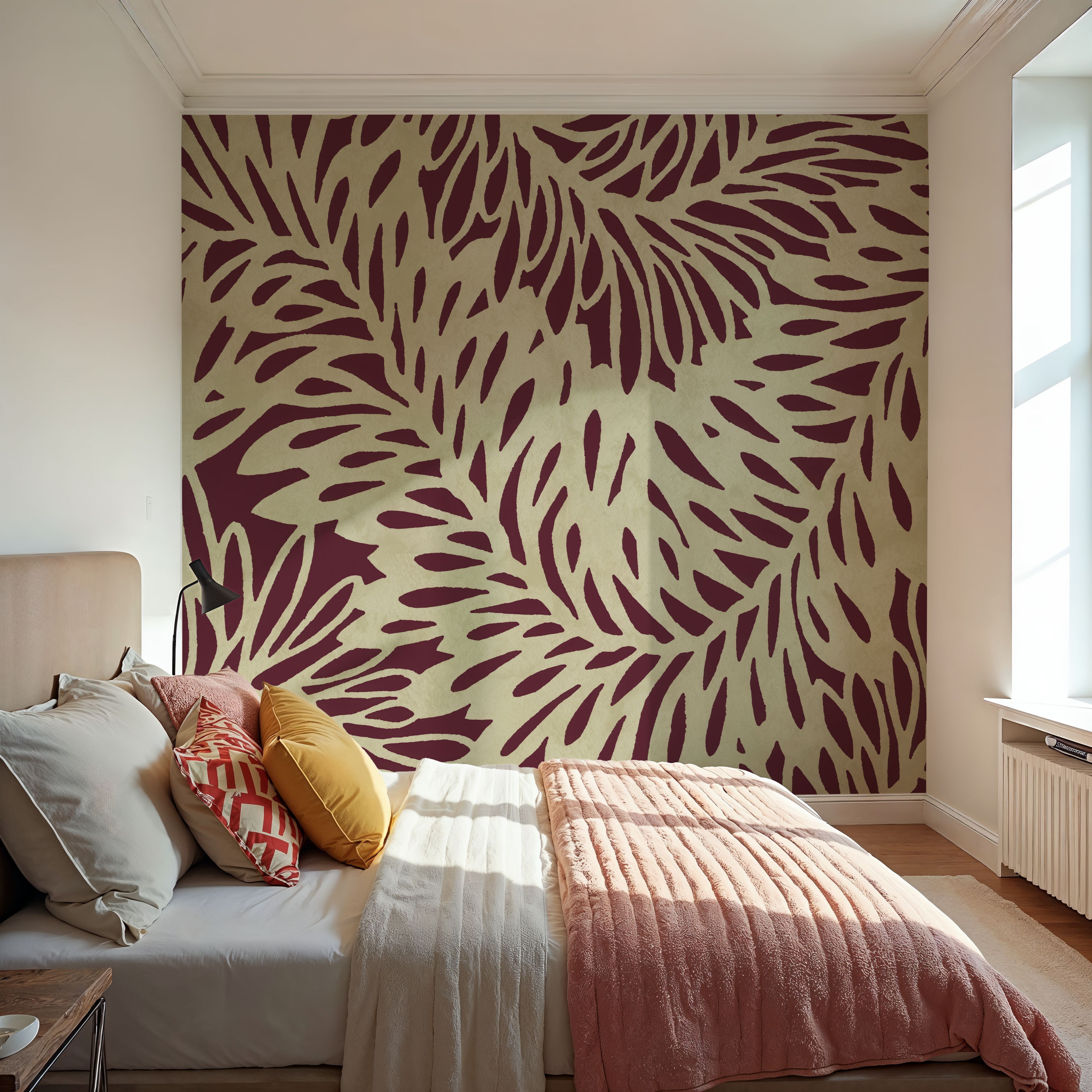Leaf Wave Claret