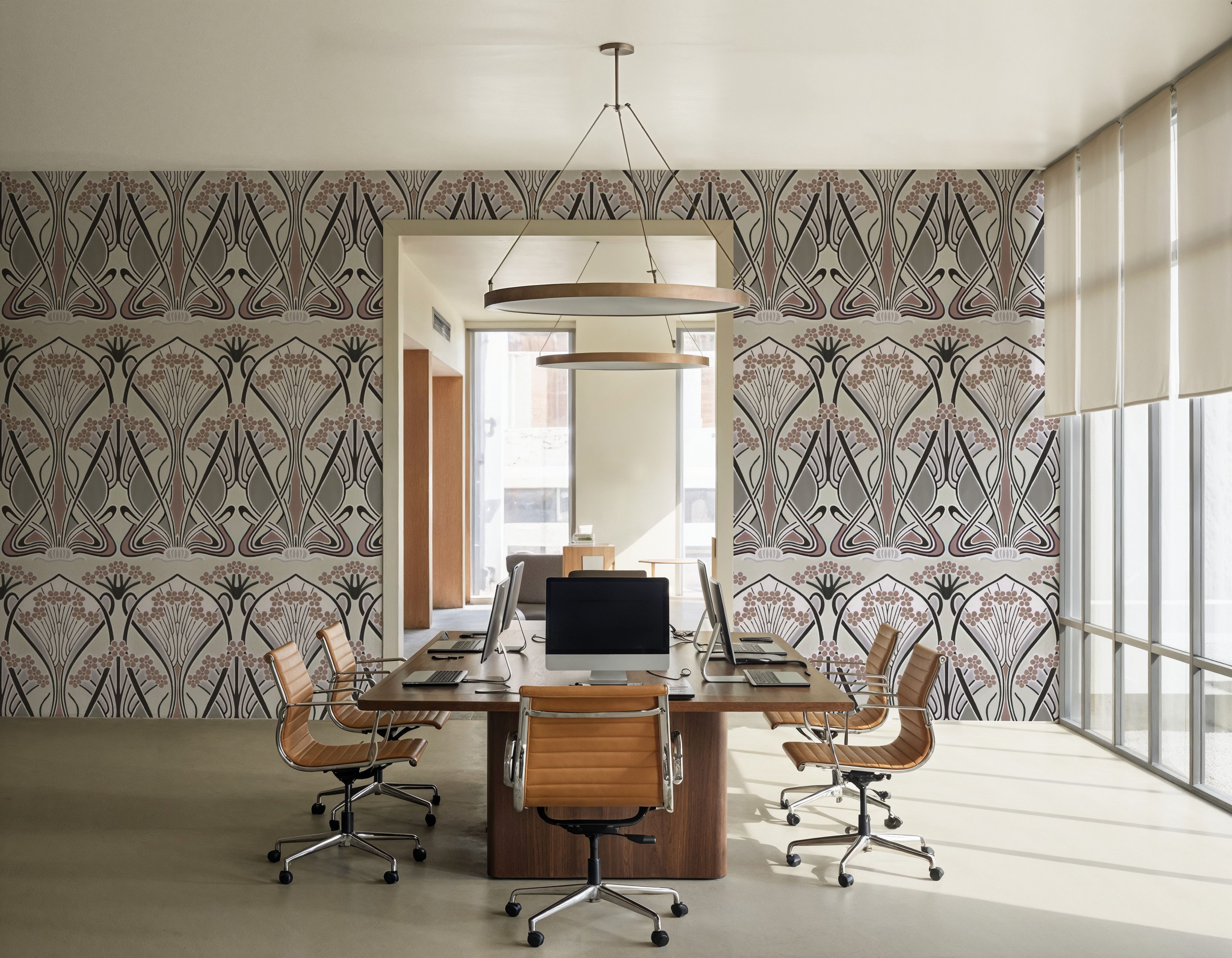 Floral Art Deco Aura, Sand