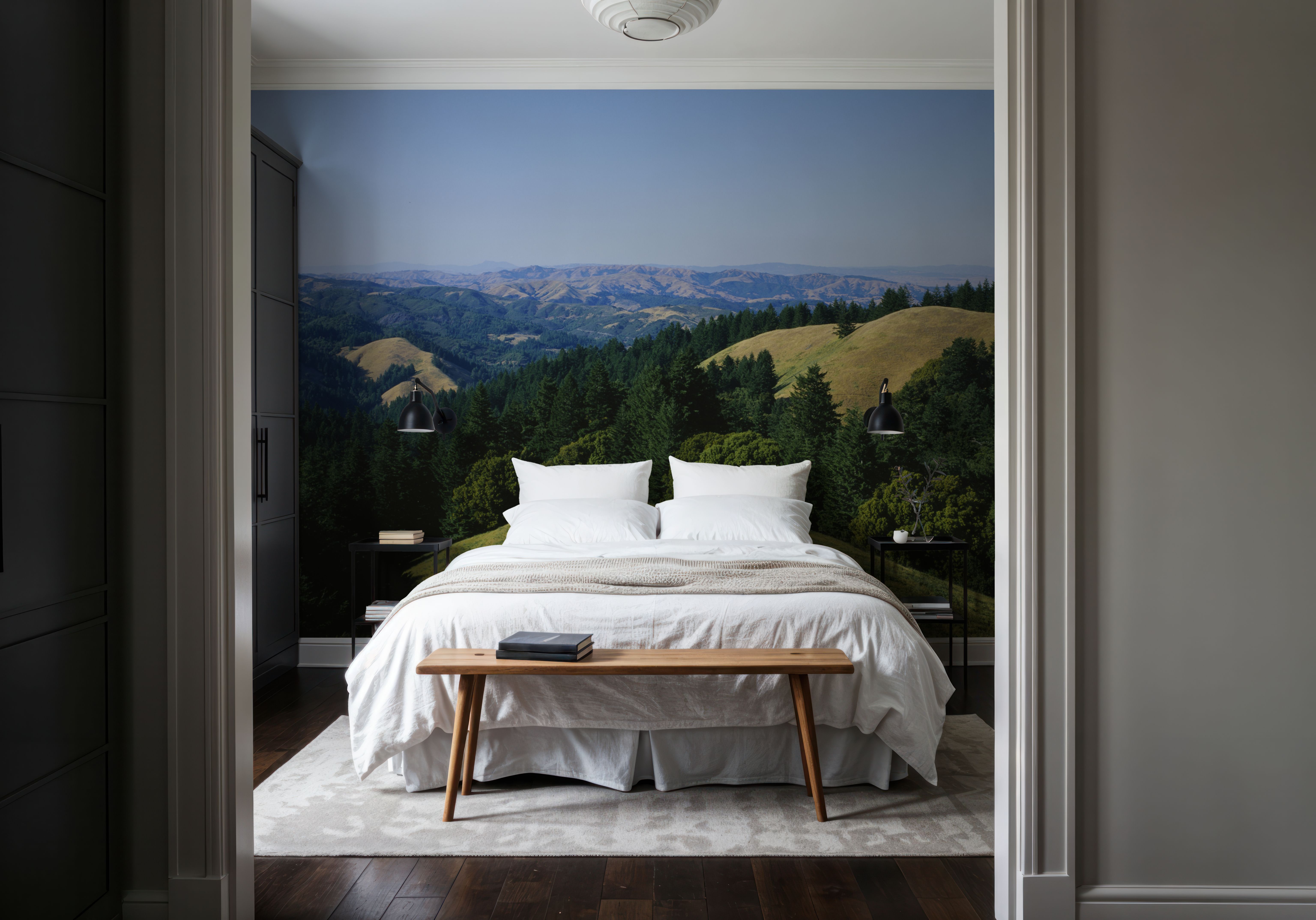 Emerald Hillside Vista, Wallpaper