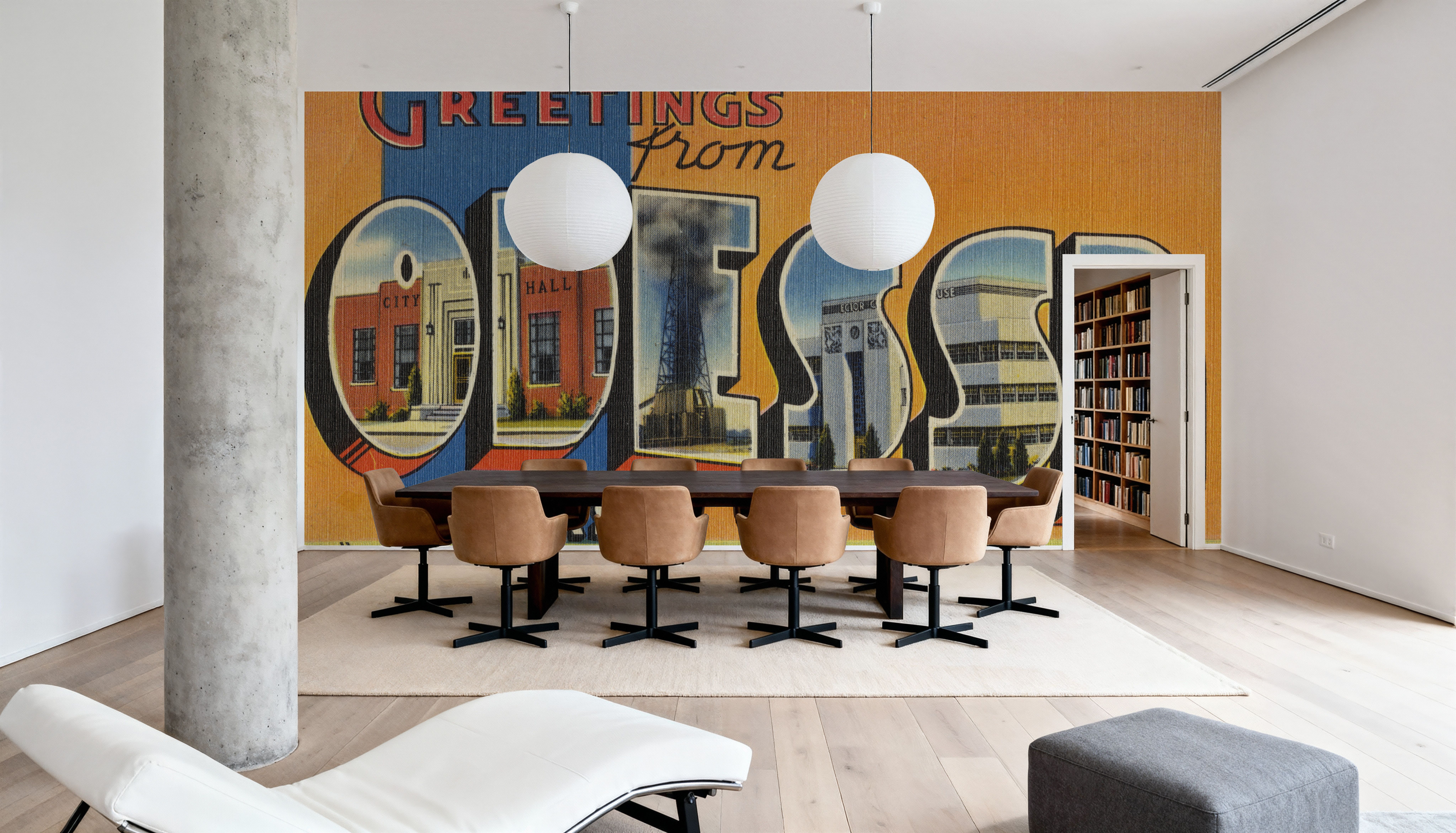 Greetings from Odessa - Screenprint Postcard