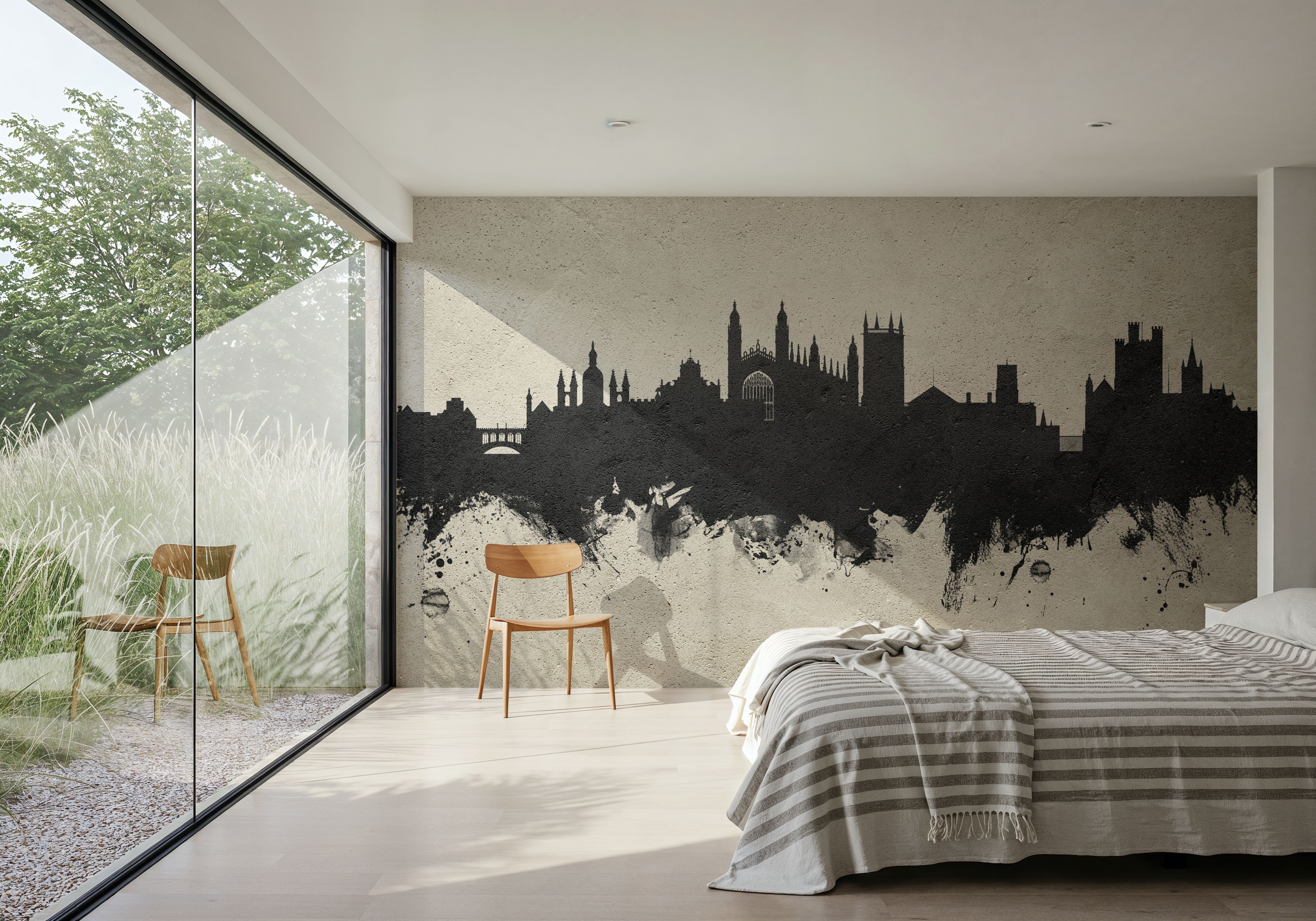 Cambridge England Skyline Concrete