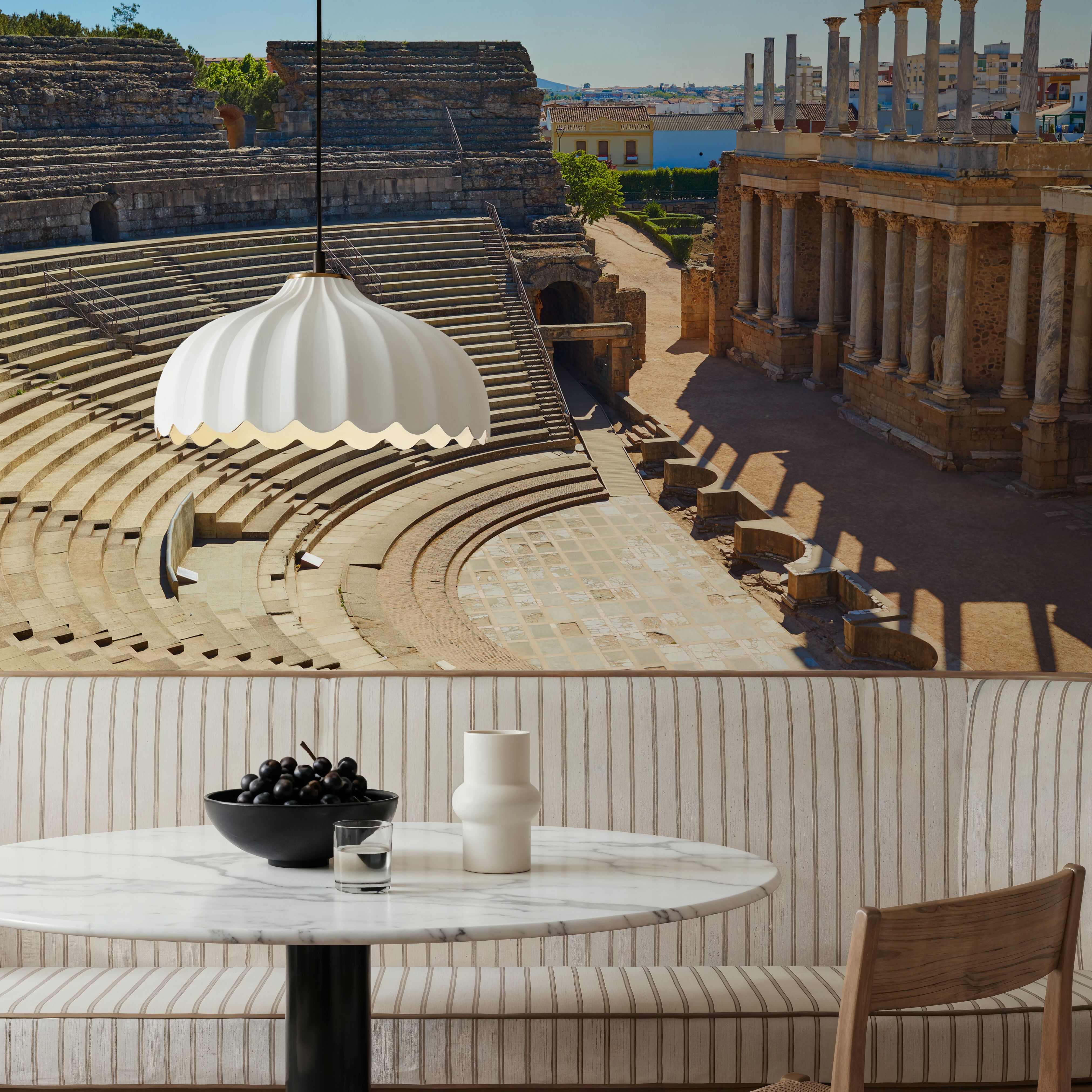 Wall Mural - Amphi - Architecture Travel & Landmarks mural wallpaper - Bedroom - Wallism US - Premium, Textured or Peel & Stick