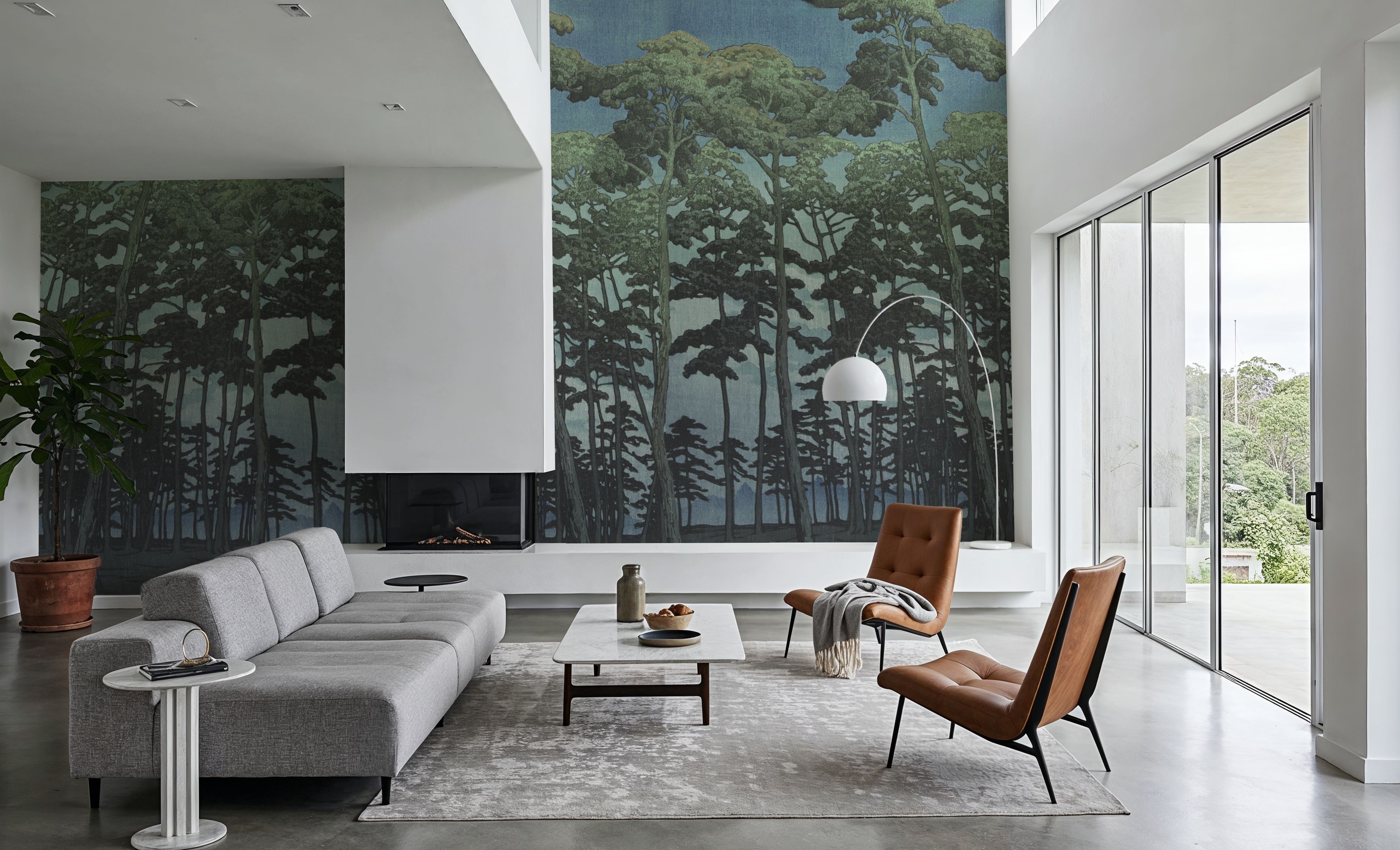 Tranquil Pinescape, Dusk