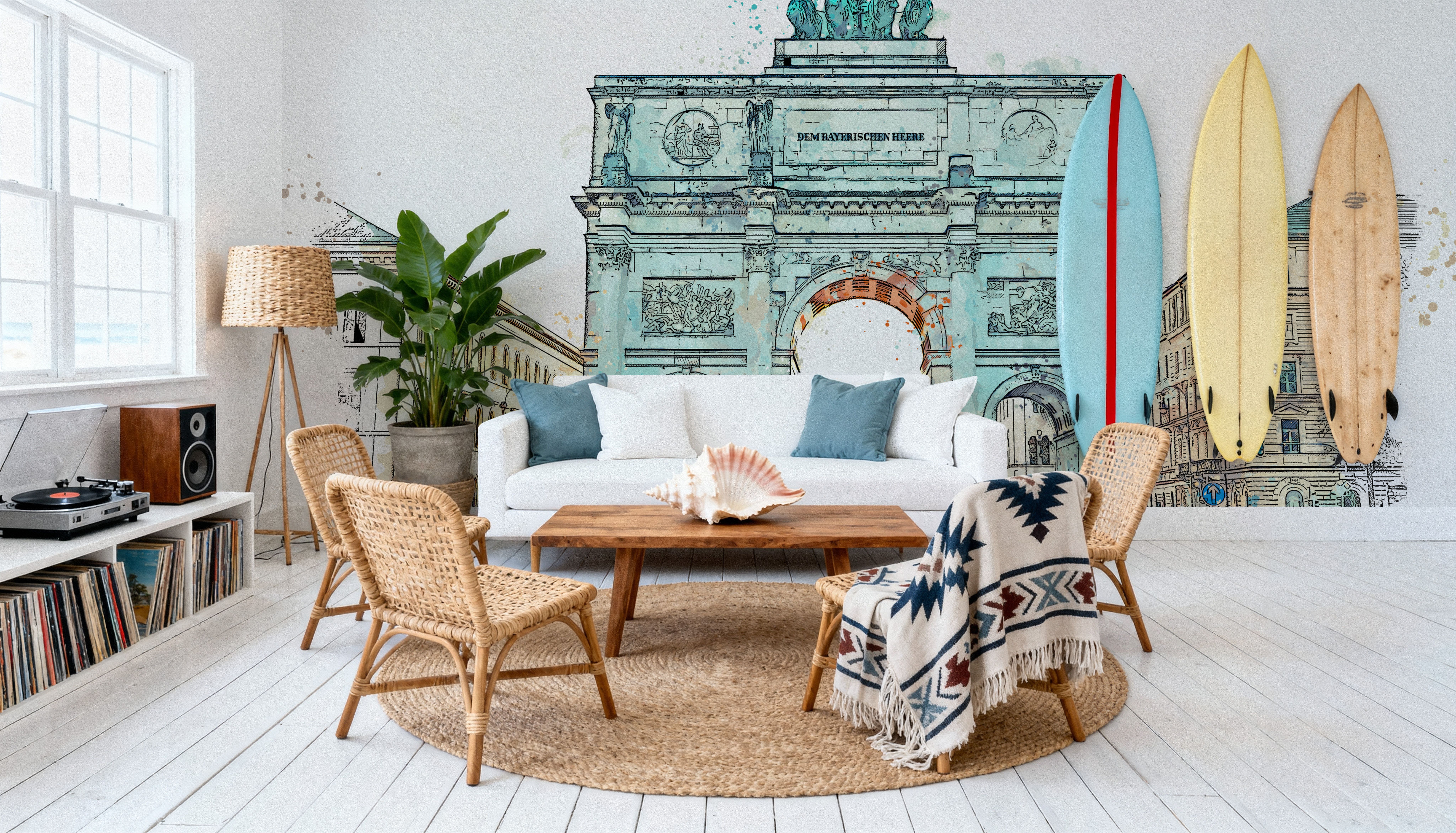 Victory Gate Siegestor in Munich, Wallpaper