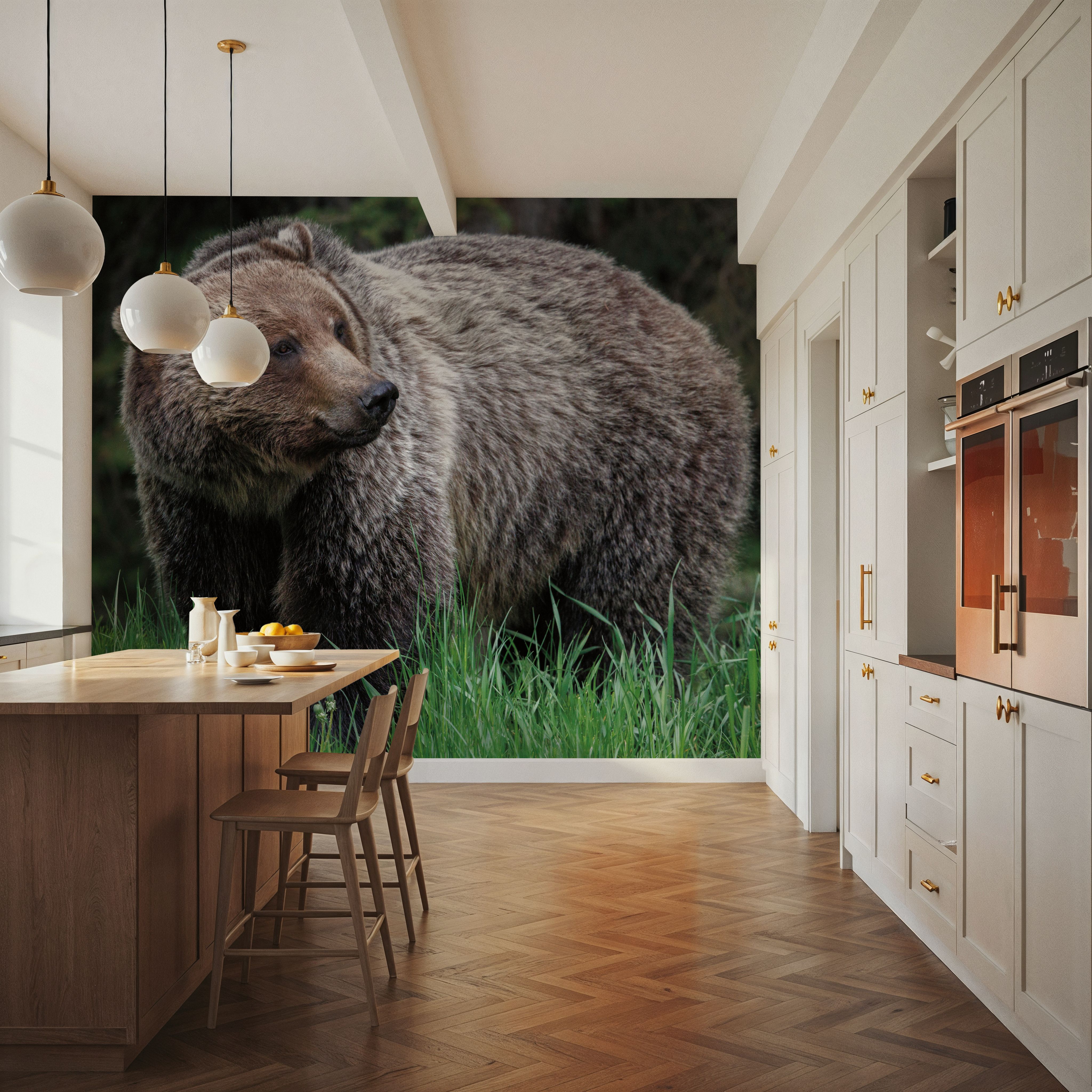 British Columbia Grizzly in a Field