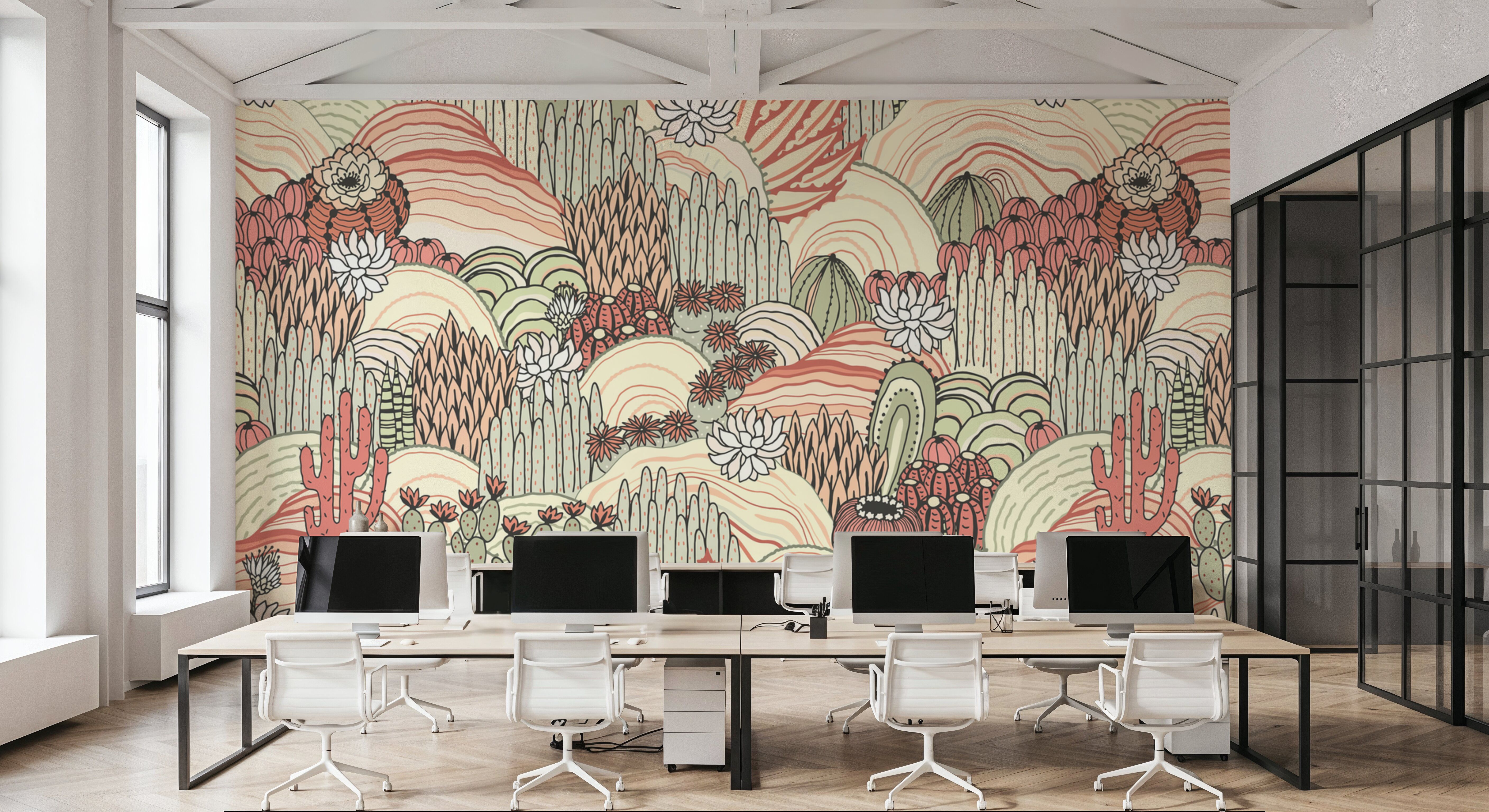 Cactai Hills Panorama, Wallpaper