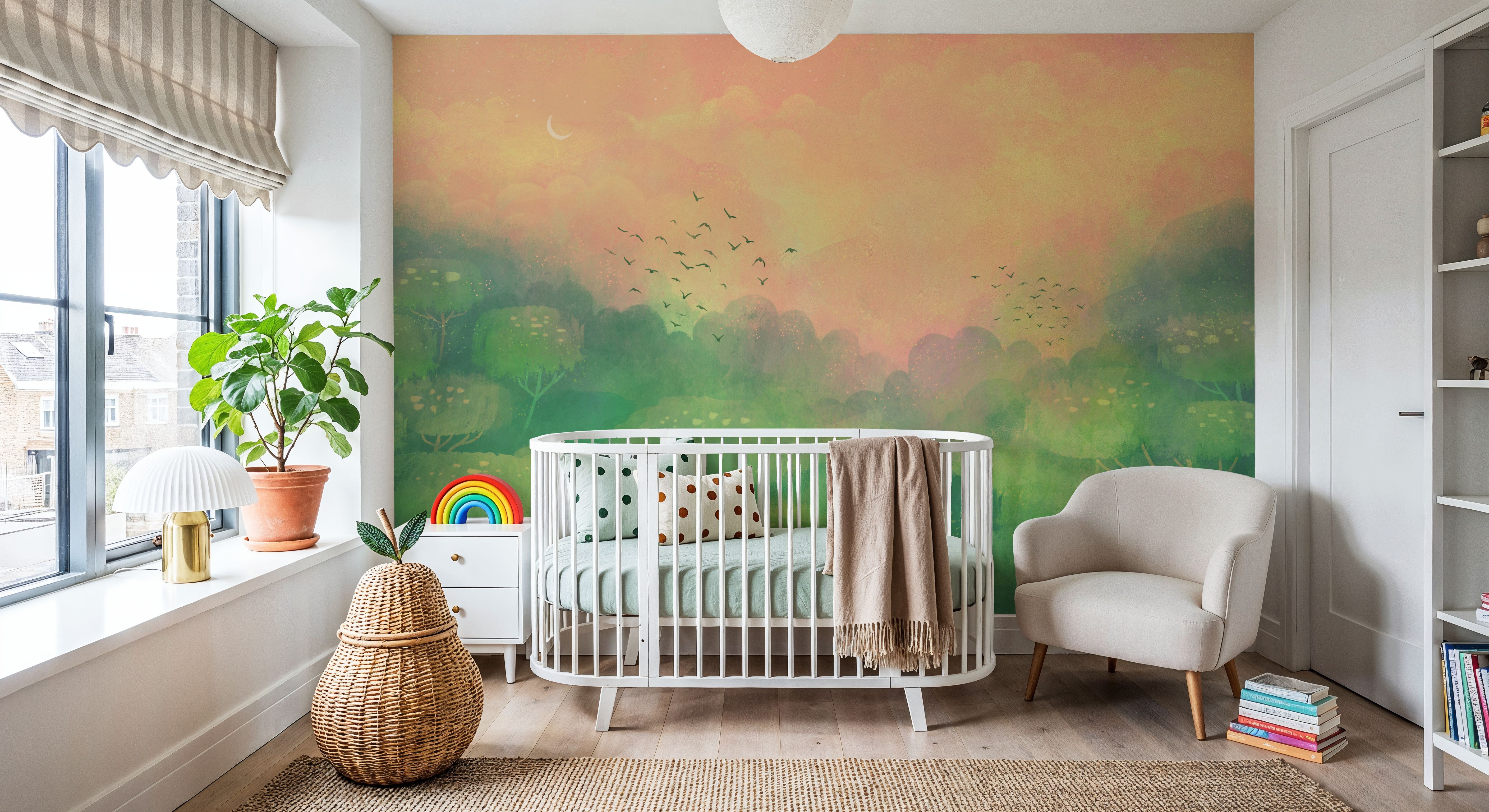 Dreamy Landscape, Peach