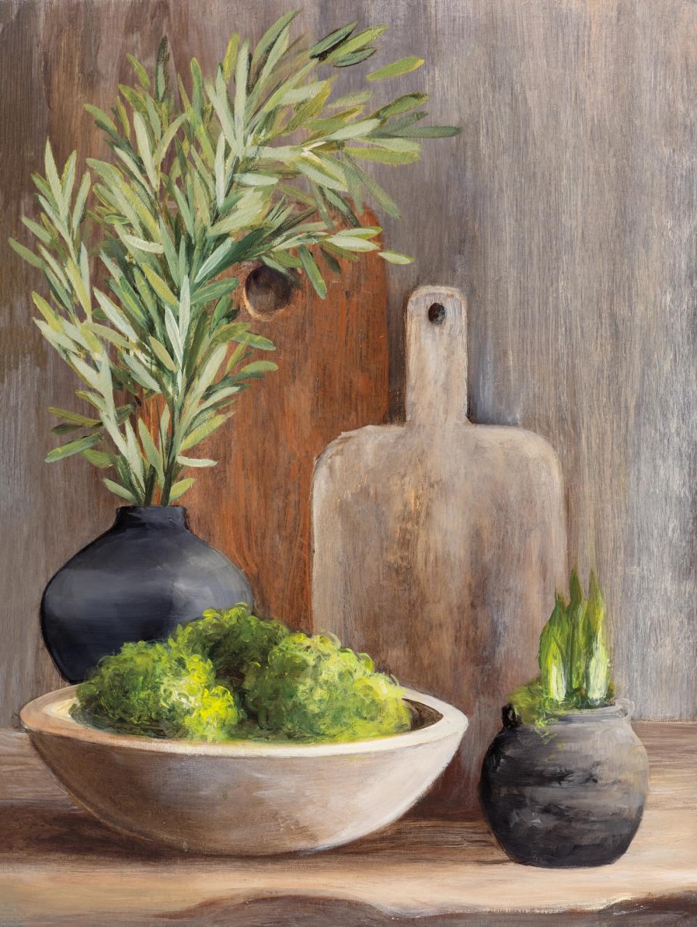 Spring Tableaux I Greenery