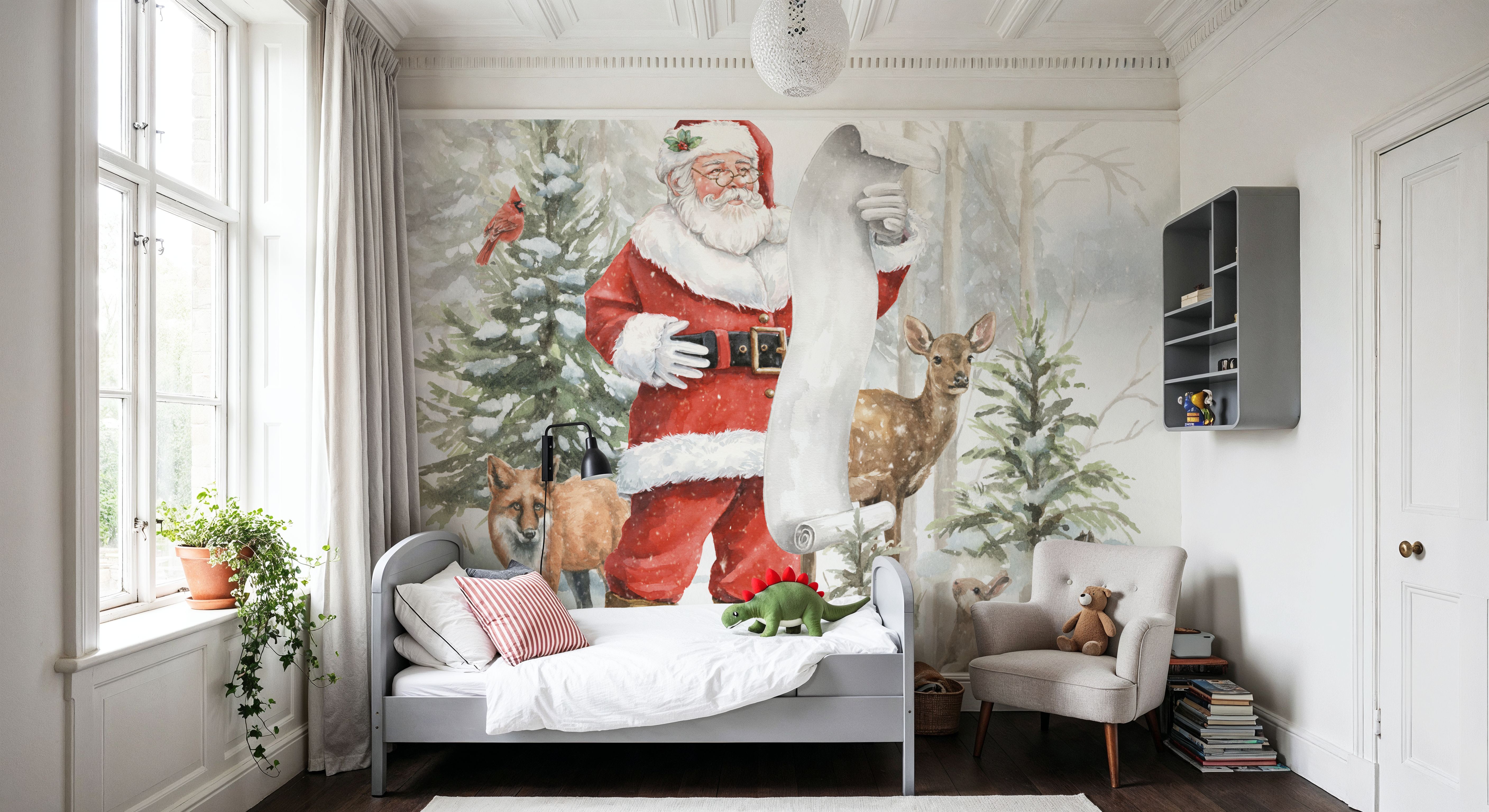 Woodland Santa IV, Wallpaper