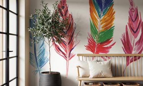 Rainbow Feathers IV