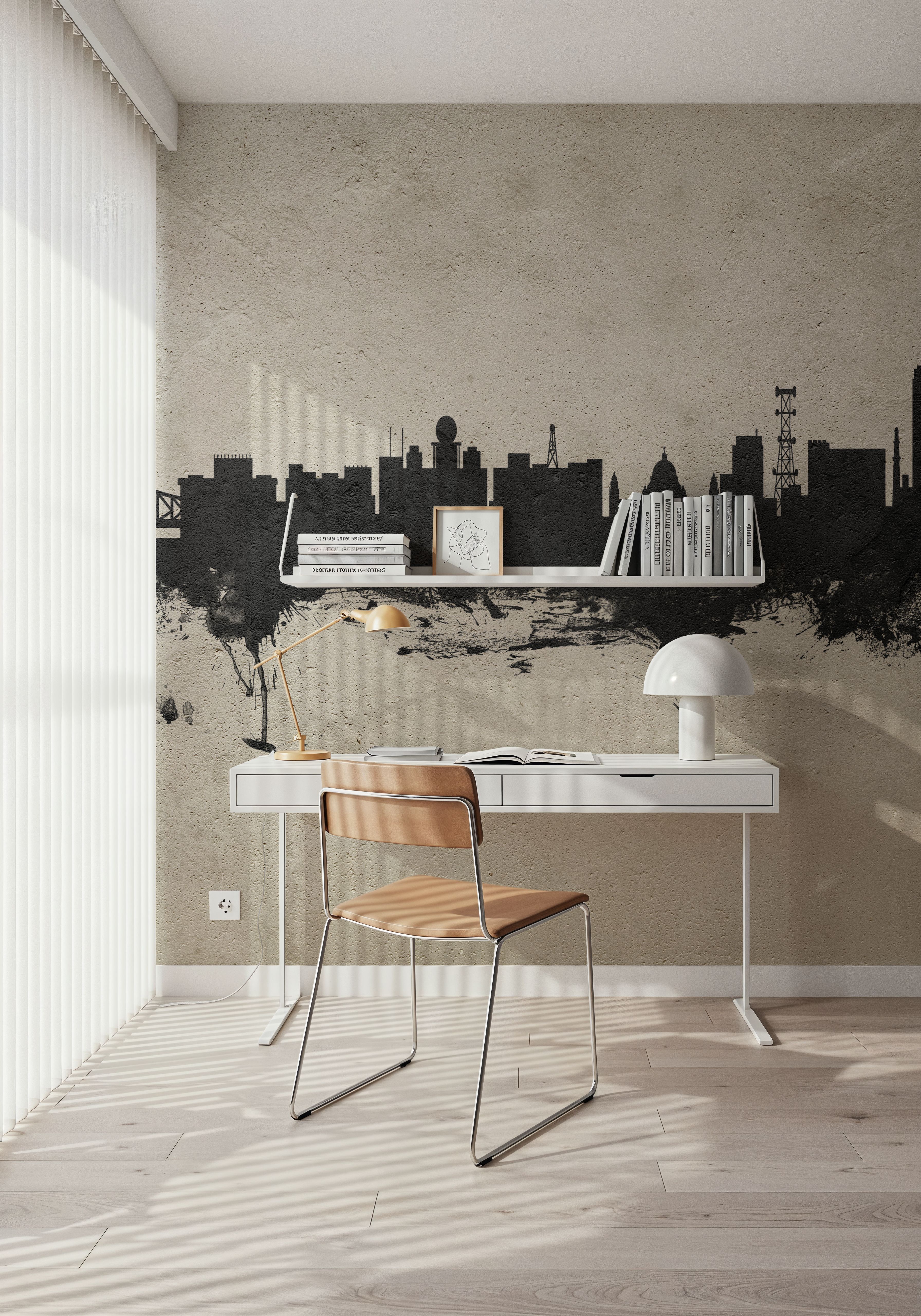 Kolkata (Calcutta) India Skyline Concrete