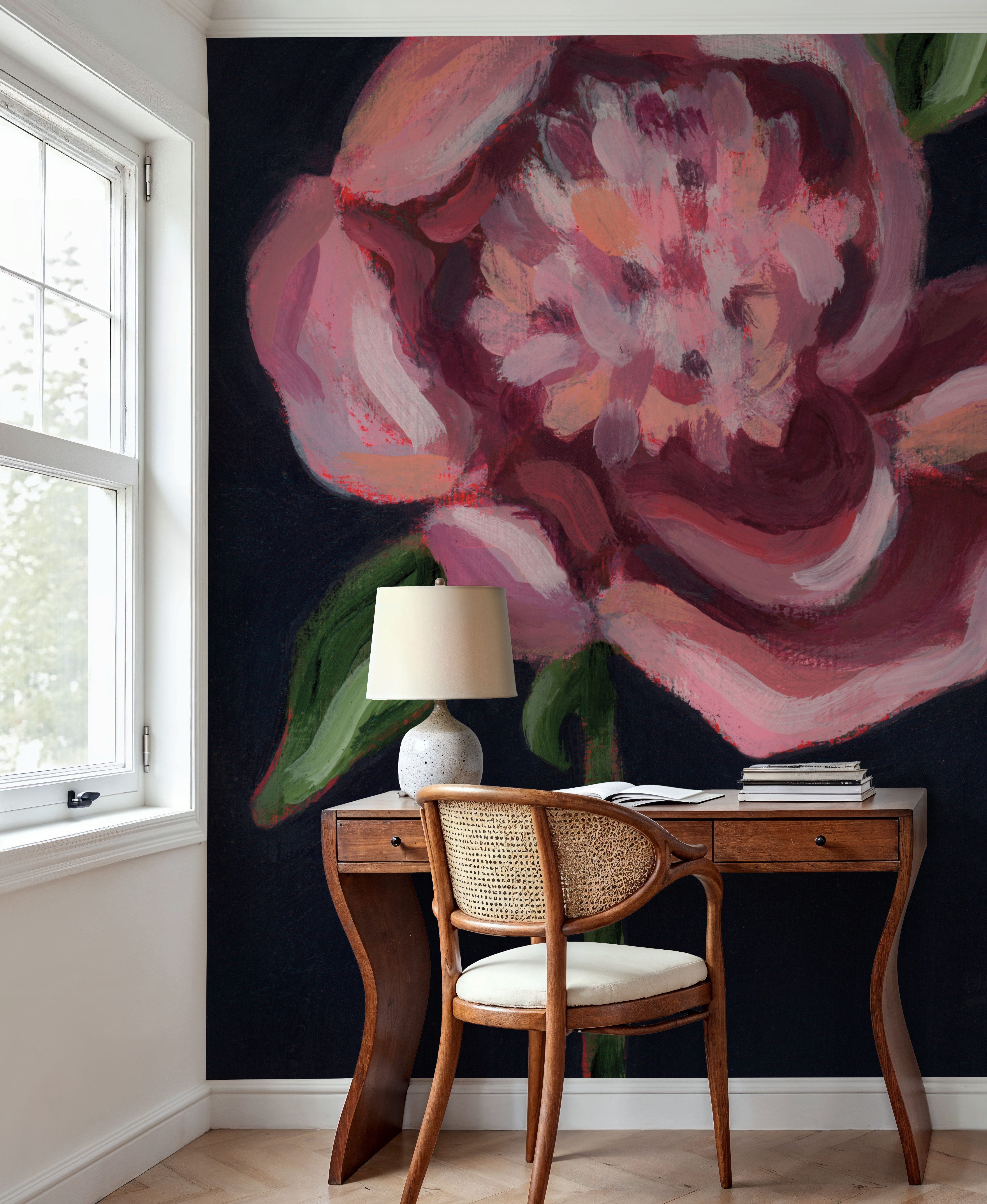 Peony in Black
