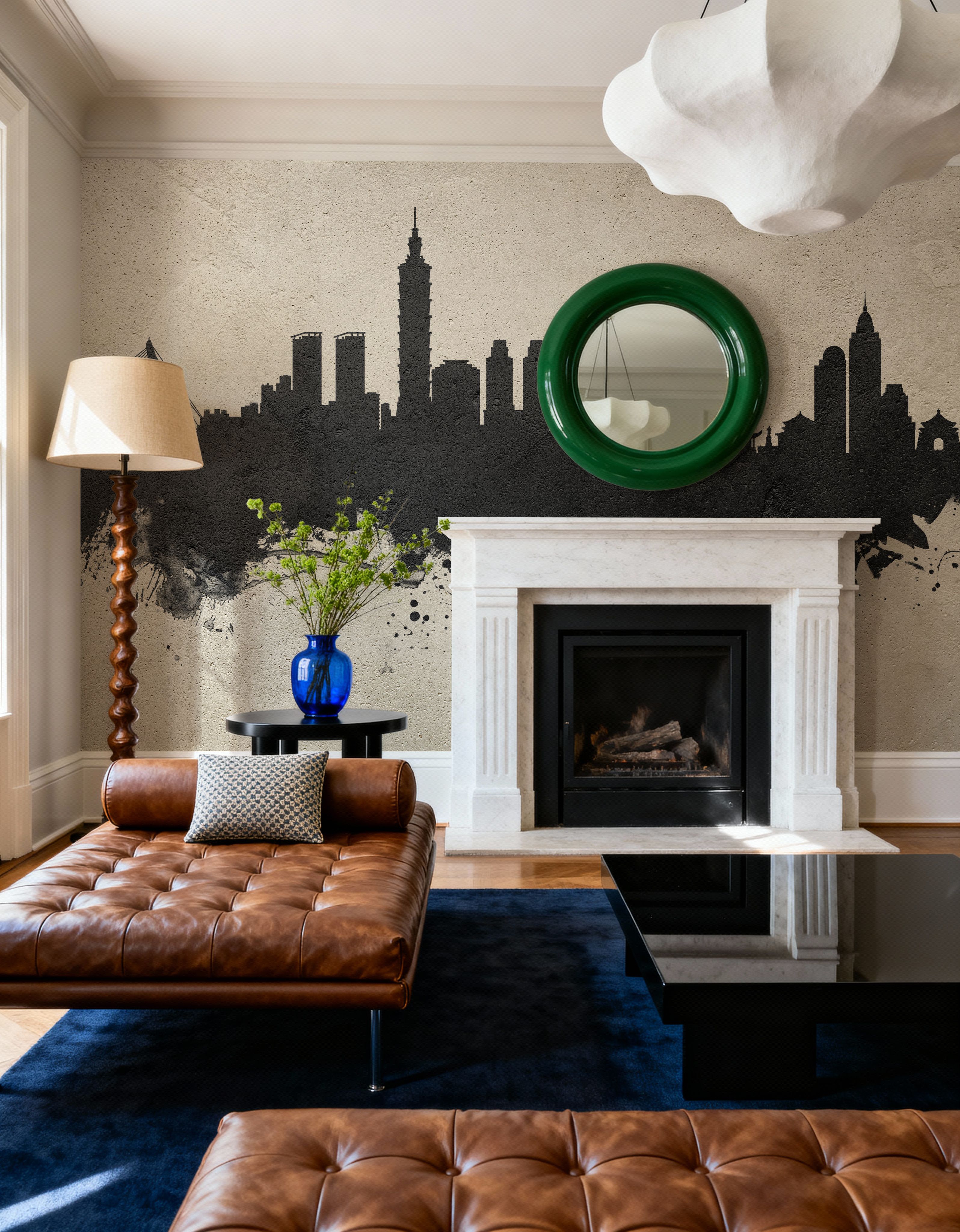 Taipei Taiwan Skyline Concrete