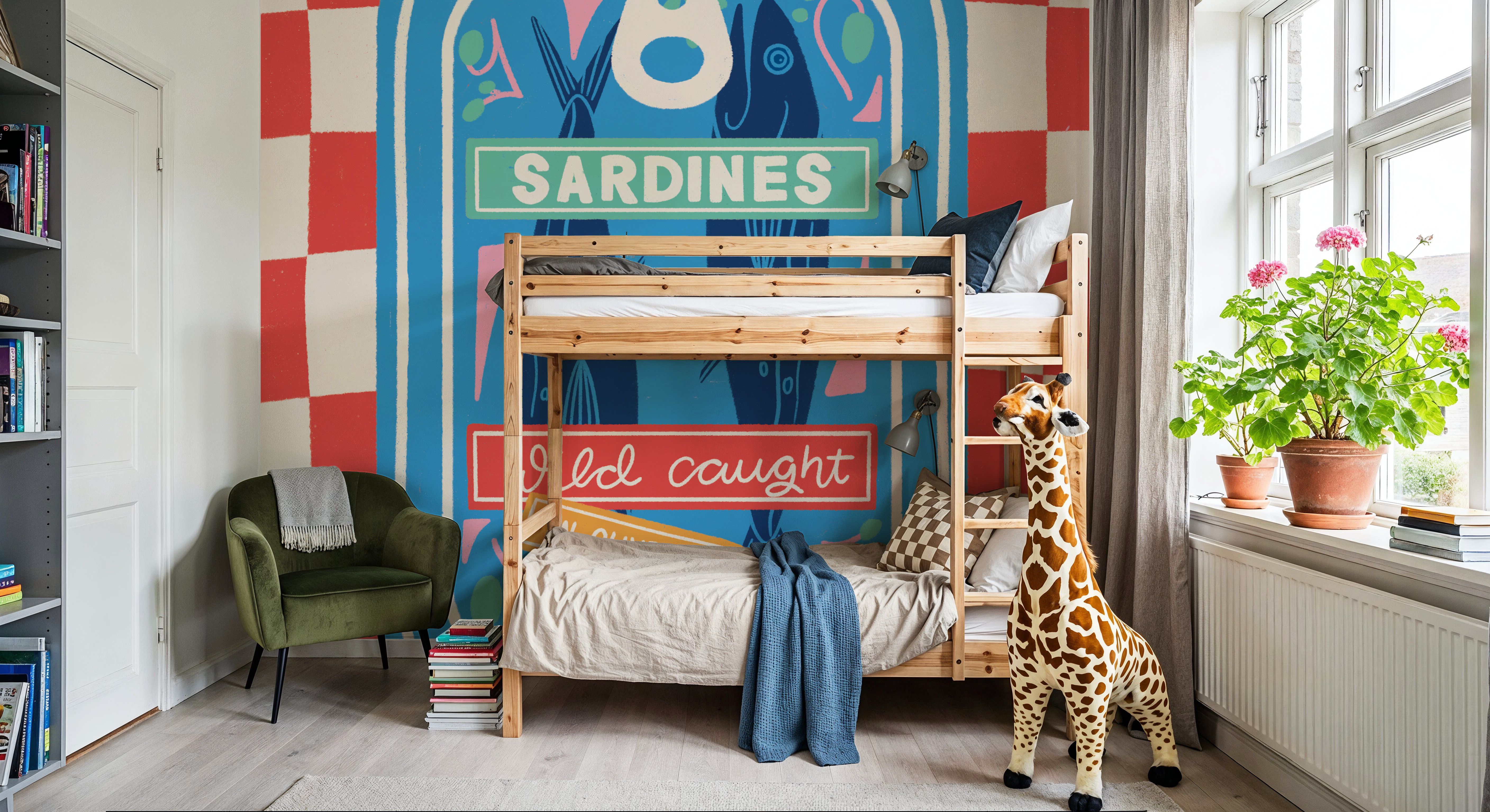 Fun Sardines I, Wallpaper