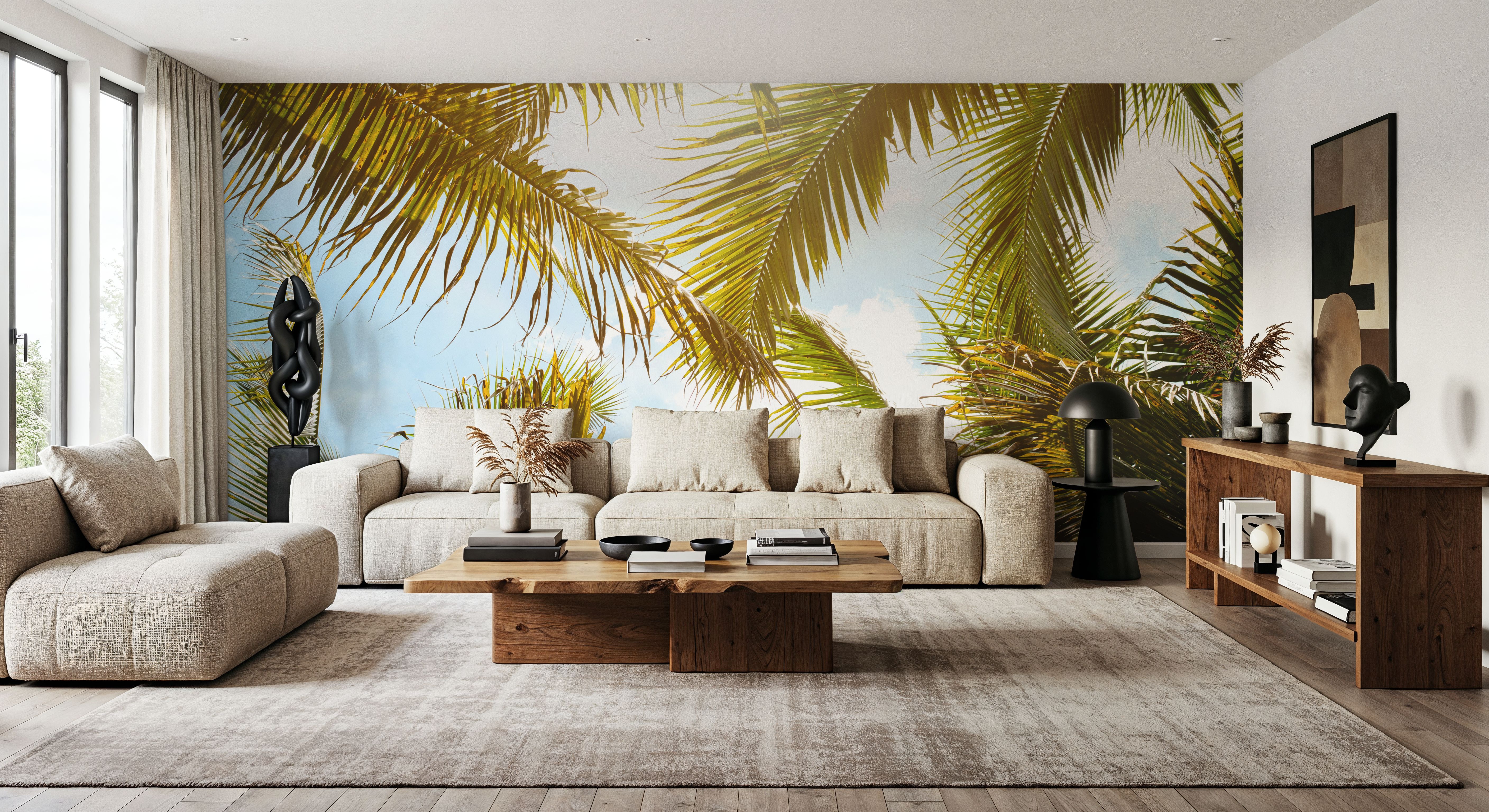 Looking Through Palm Leaves