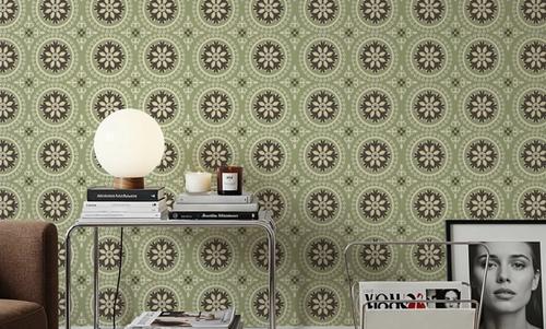 Geo Floral, Pistachio