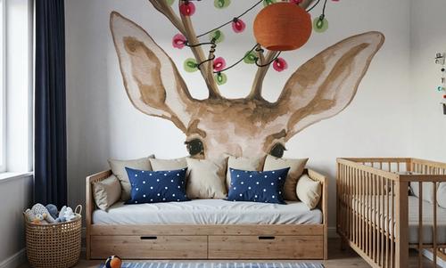 Light Tangled Reindeer